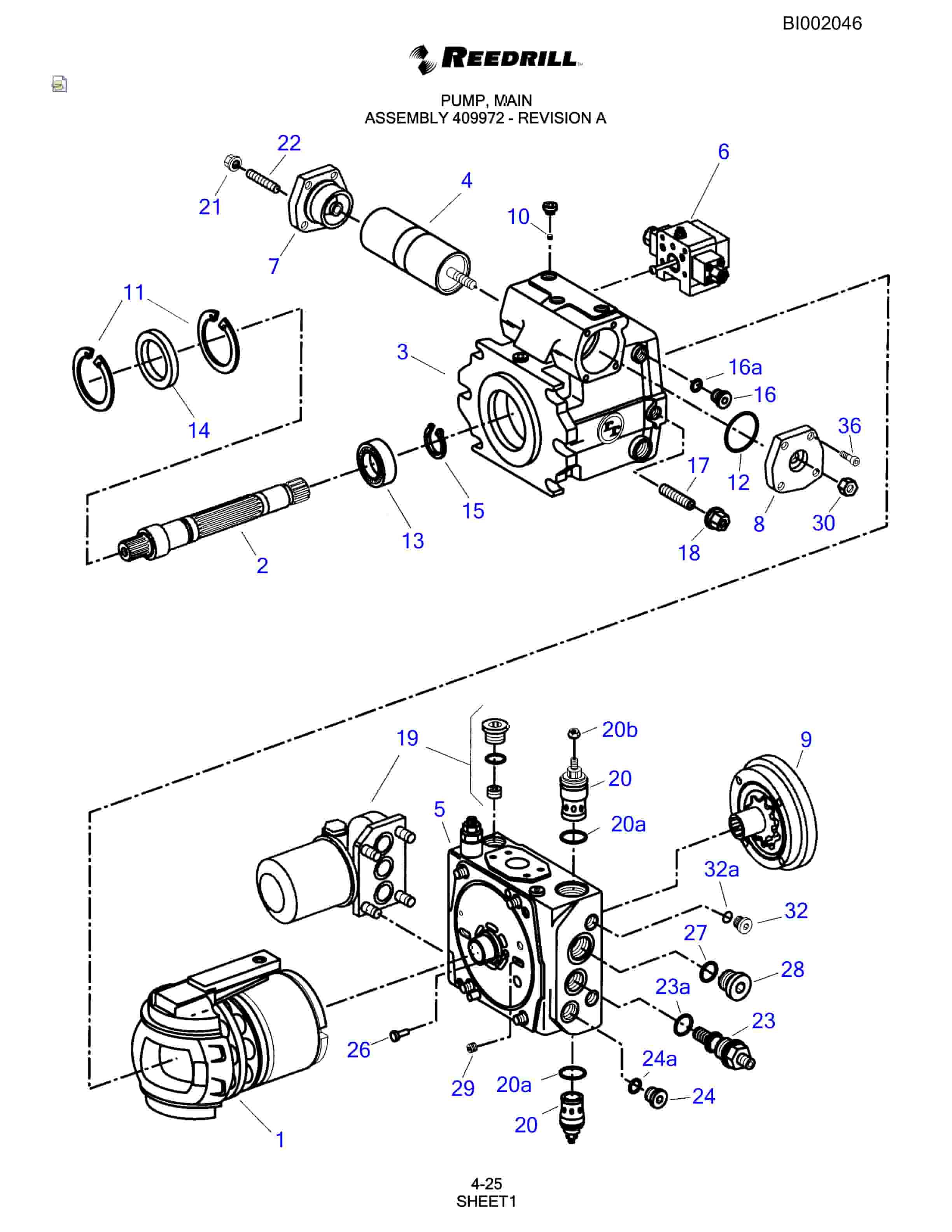 Bucyrus SKF Rotary Blasthole Drill Parts Catalog BI002046-2