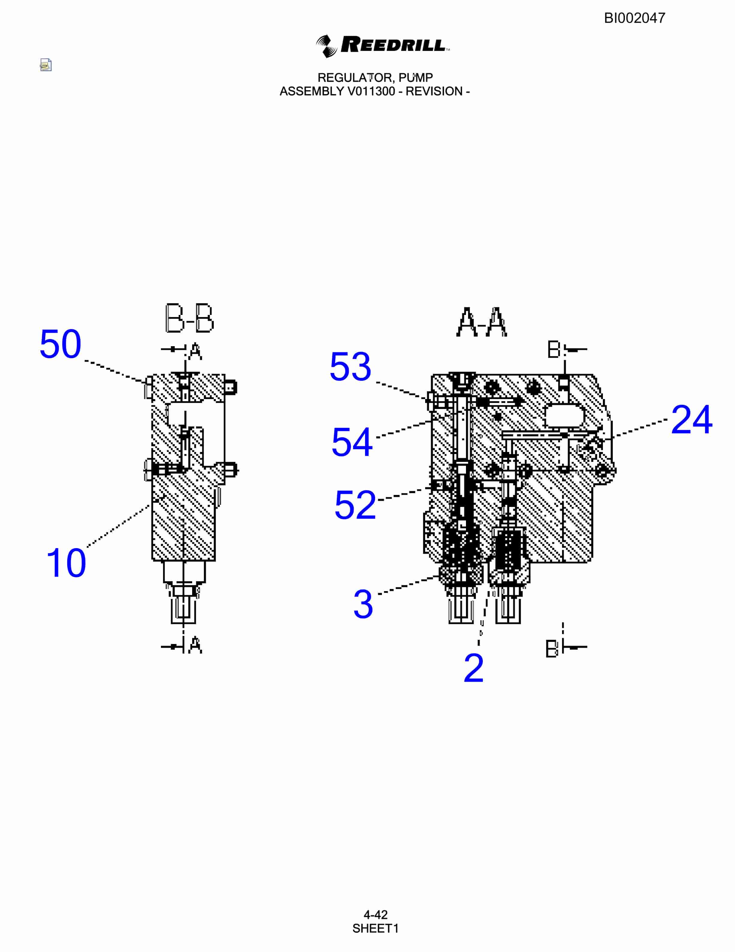 Bucyrus SKF Rotary Blasthole Drill Parts Catalog BI002047-2