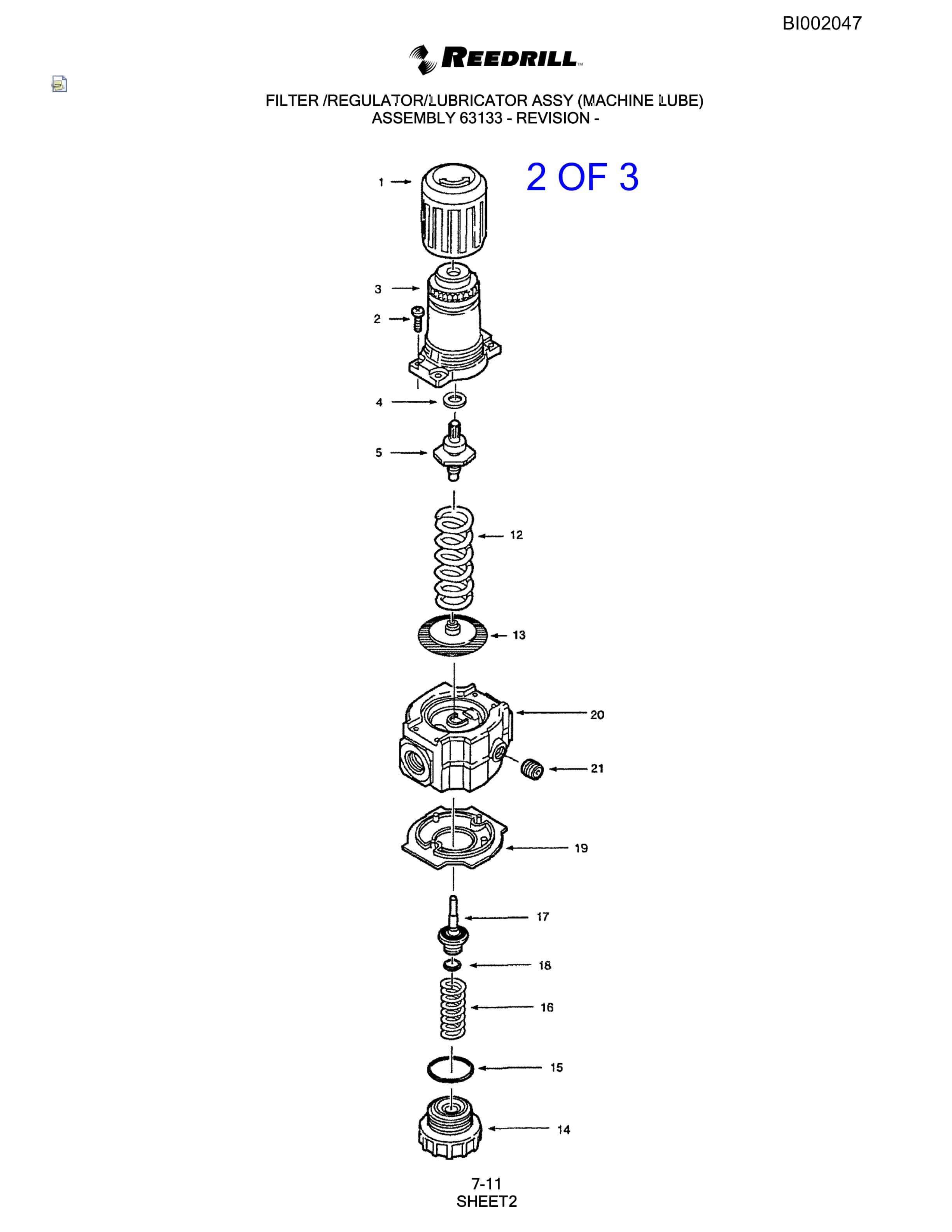 Bucyrus SKF Rotary Blasthole Drill Parts Catalog BI002047-4
