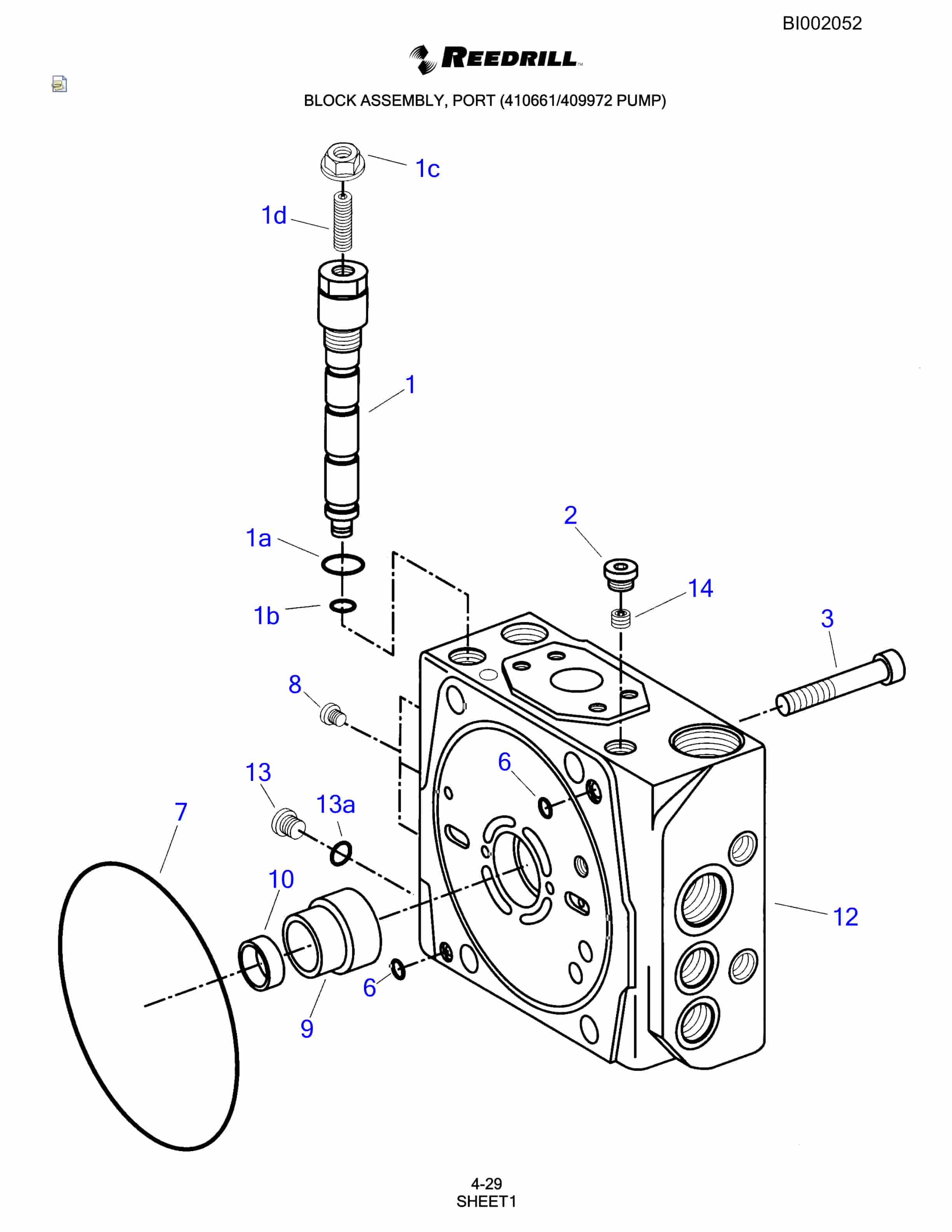 Bucyrus SKF Rotary Blasthole Drill Parts Catalog BI002052-2