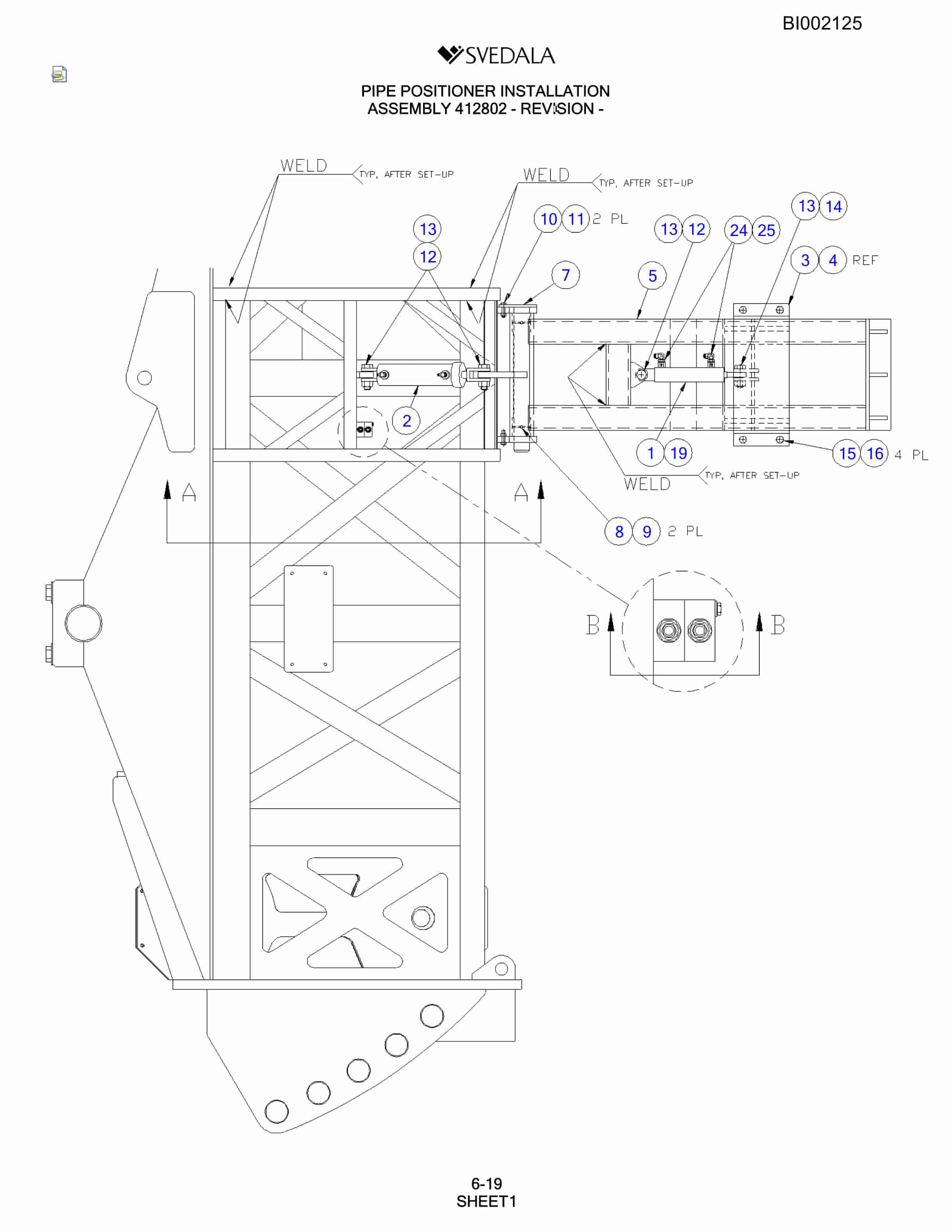 Bucyrus SKS Infinity Blasthole Drill Parts Catalog BI002125-3