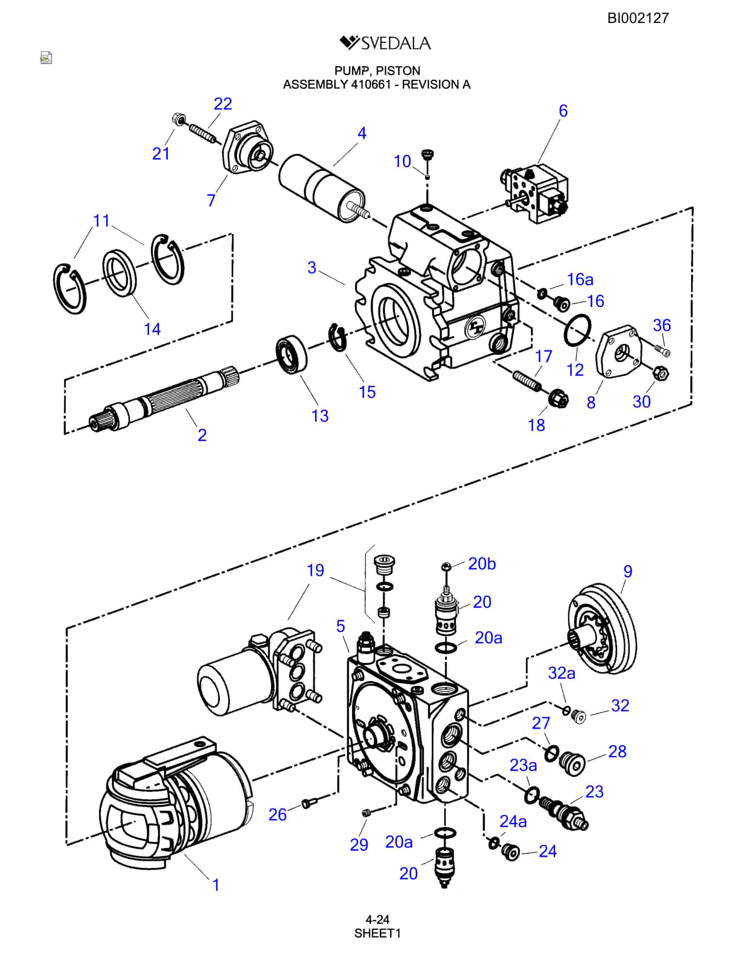 Bucyrus SKS Infinity Blasthole Drill Parts Catalog BI002127-2