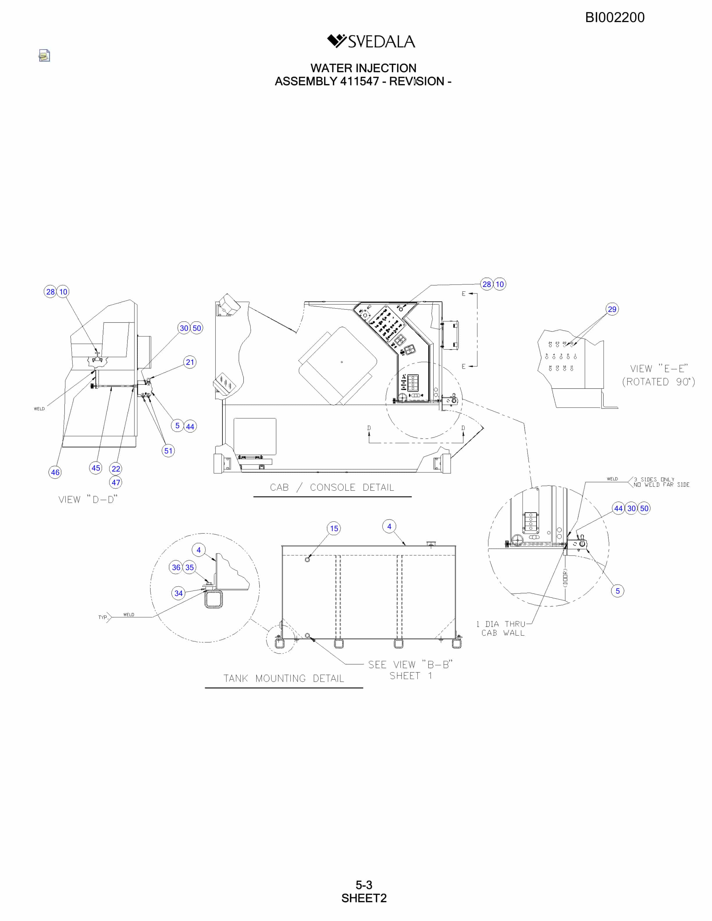 Bucyrus SKS Infinity Blasthole Drill Parts Catalog BI002200-2