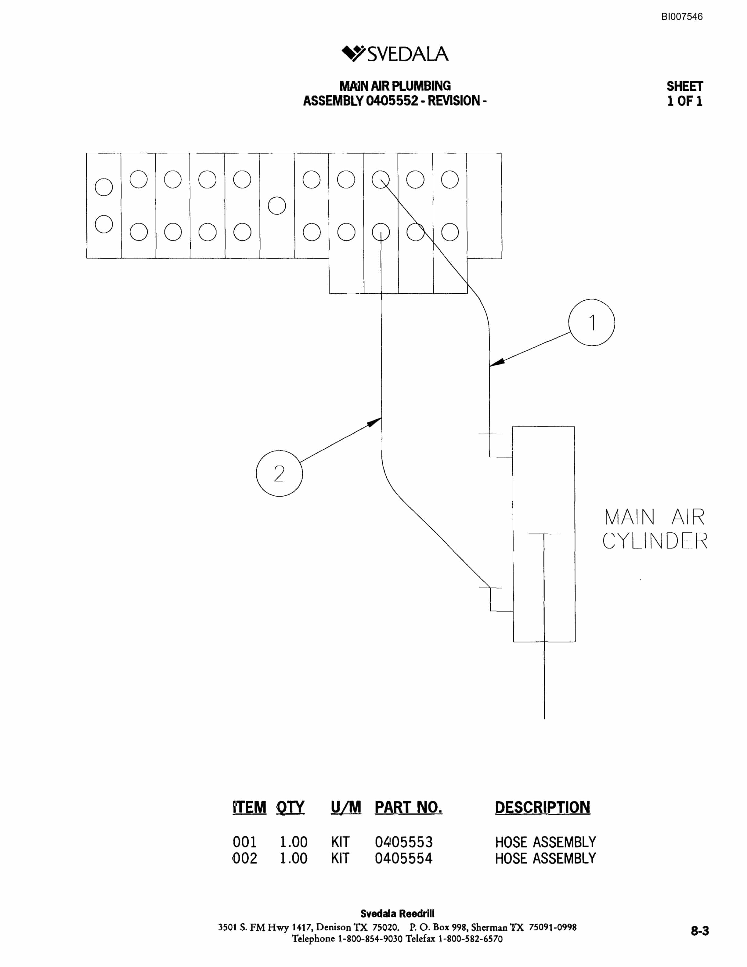 Bucyrus SKS Infinity Blasthole Drill Parts Catalog BI007546-5