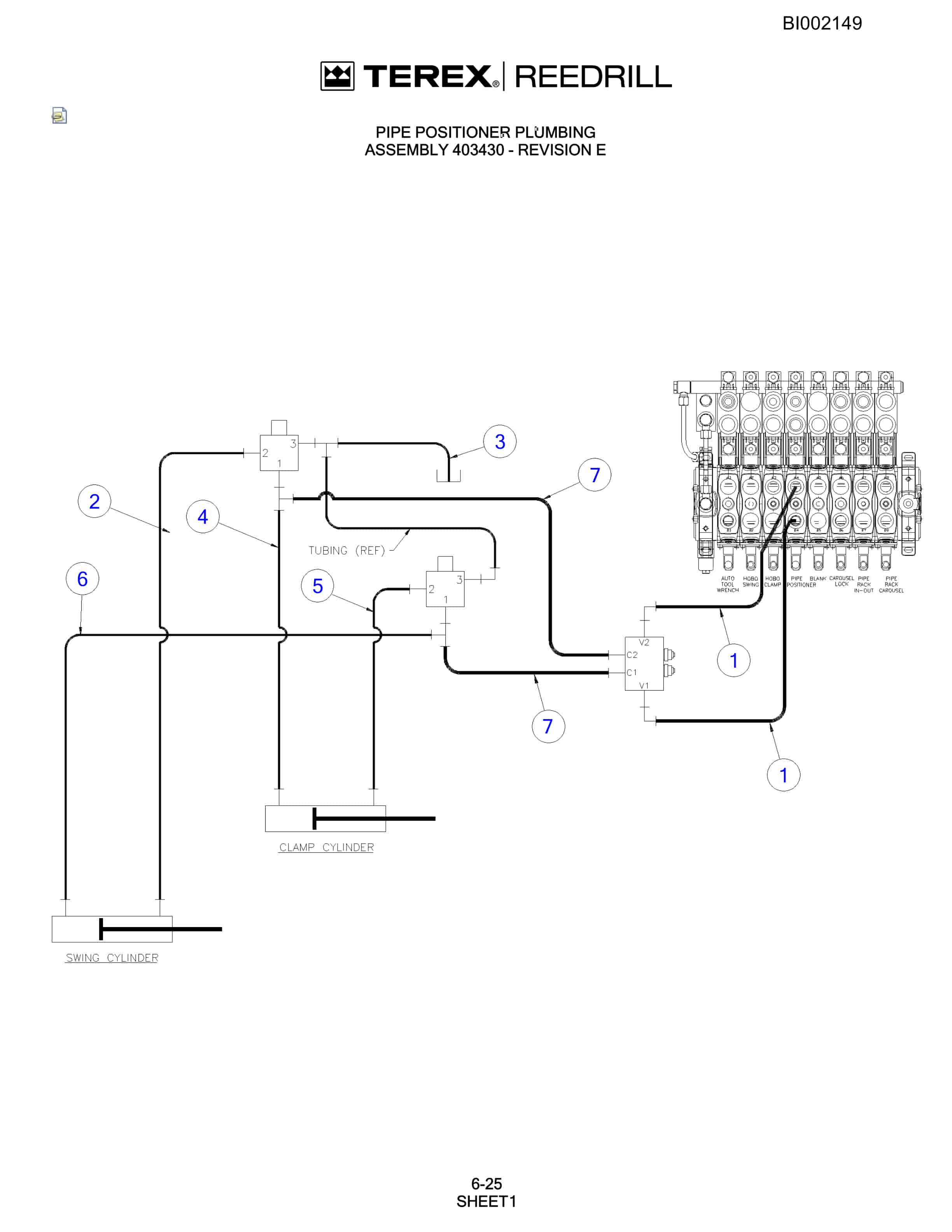 Bucyrus SKS-W Infinity Blasthole Drill Parts Catalog BI002149-3