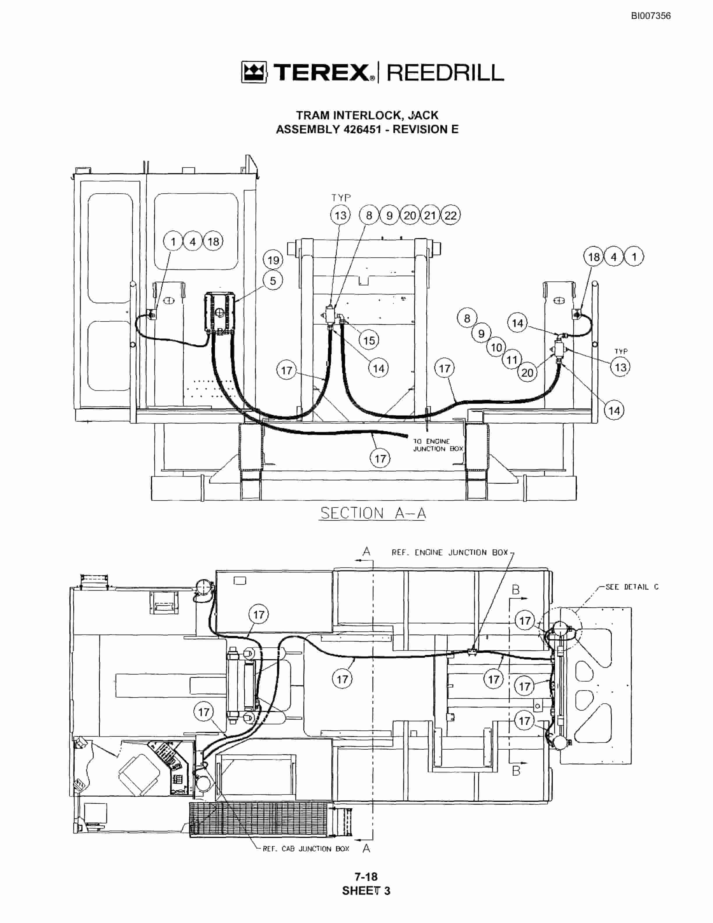Bucyrus SKS-W Infinity Blasthole Drill Parts Catalog BI007356-4