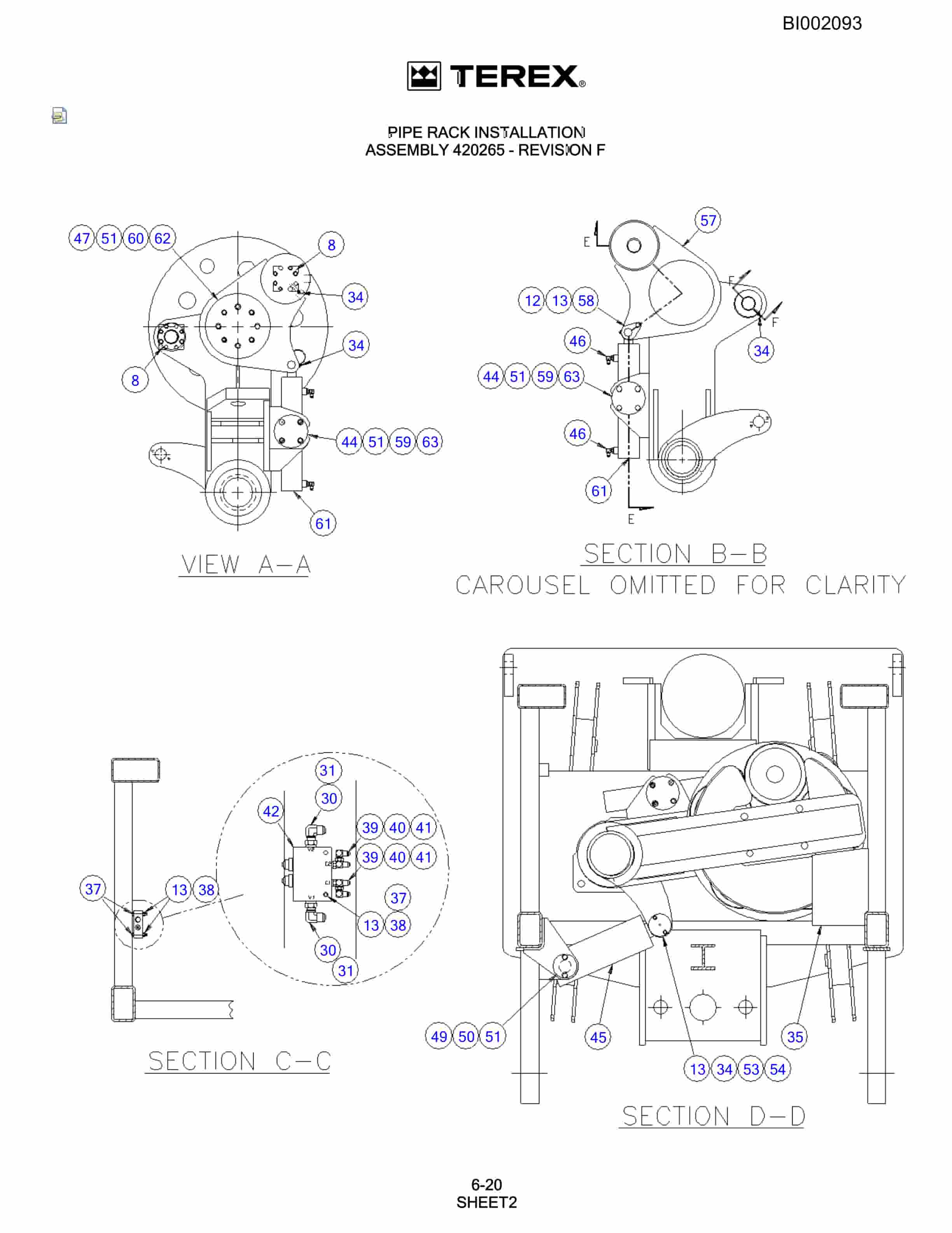 Bucyrus SKS-W Rotary Blasthole Drill Parts Catalog BI002093-3