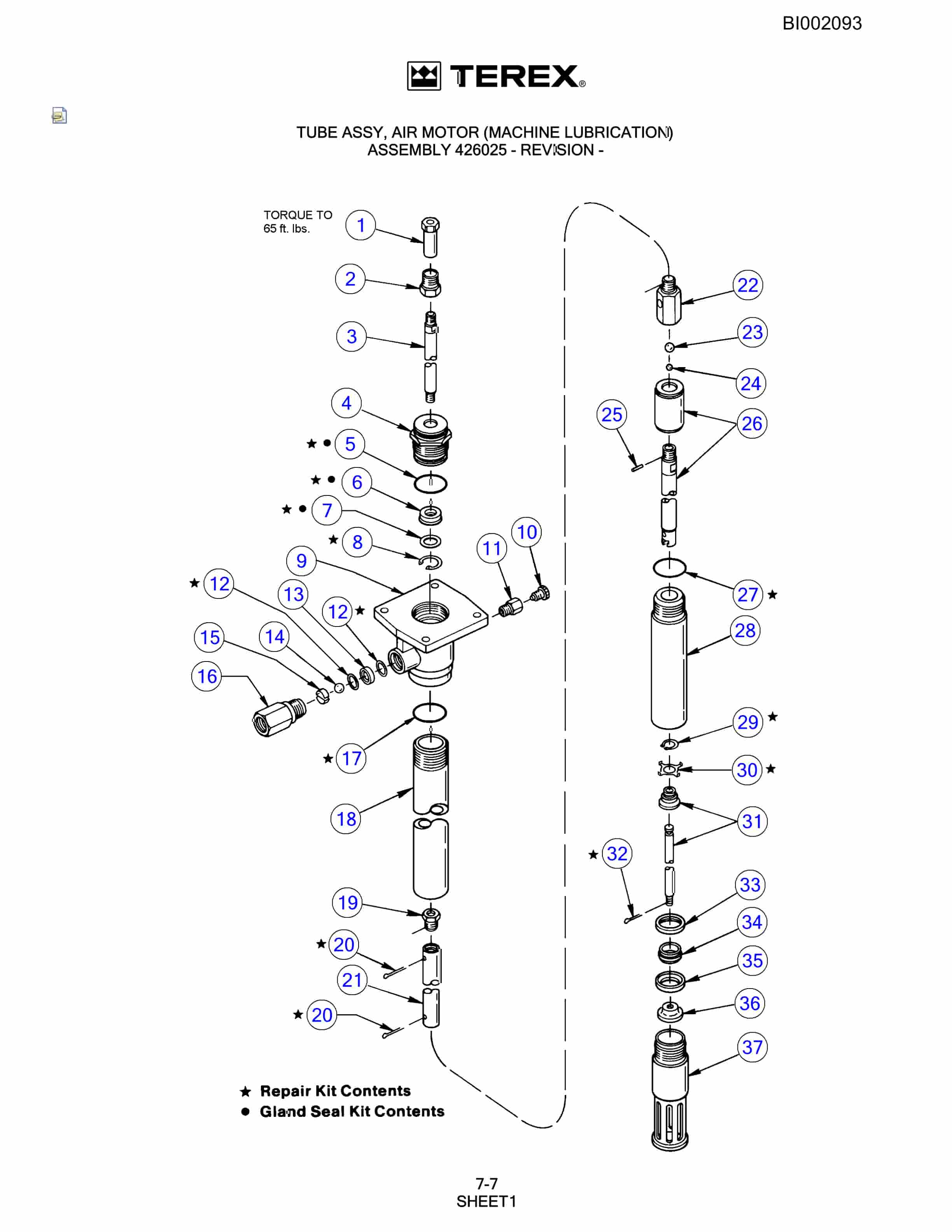 Bucyrus SKS-W Rotary Blasthole Drill Parts Catalog BI002093-4