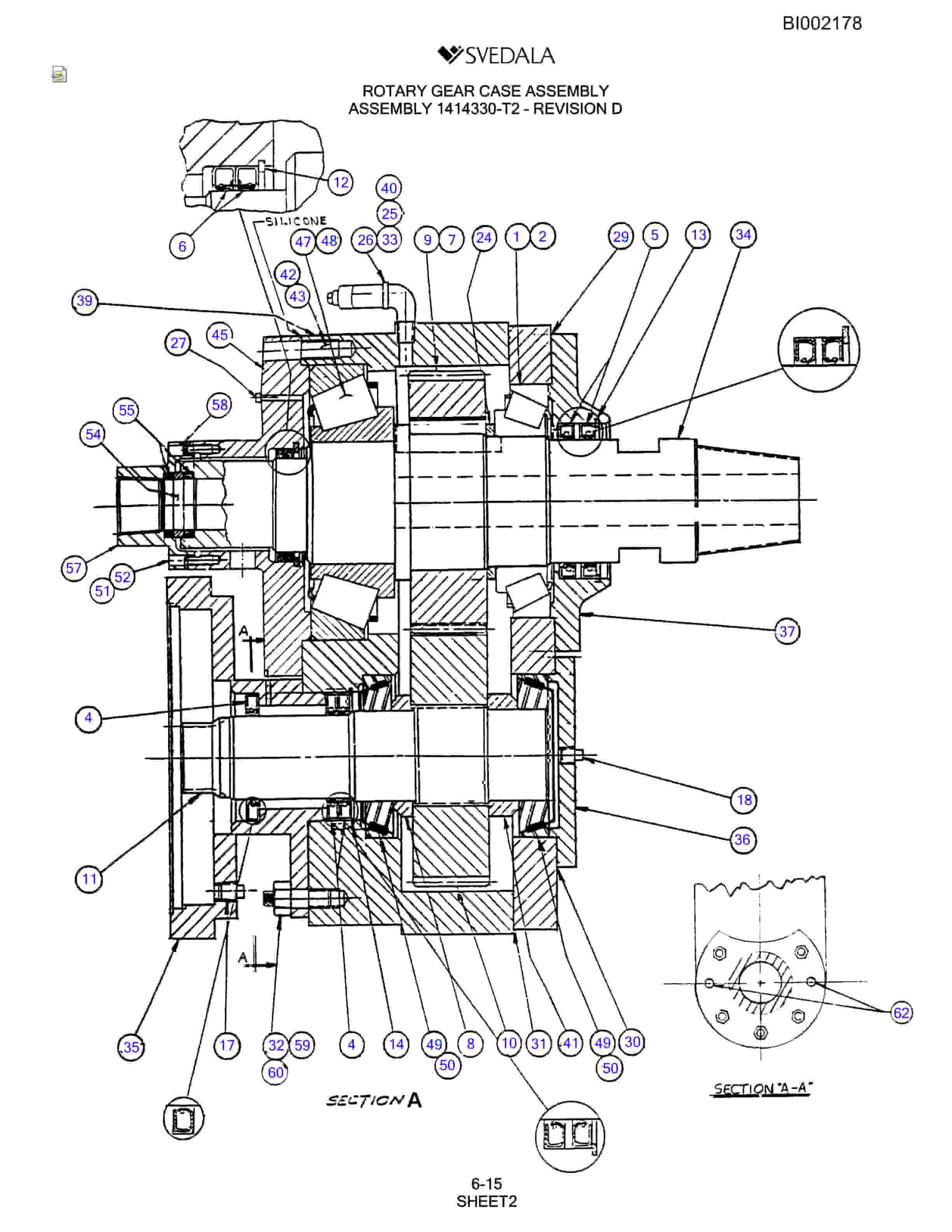 Bucyrus SKT Infinity Blasthole Drill Parts Catalog BI002178-3