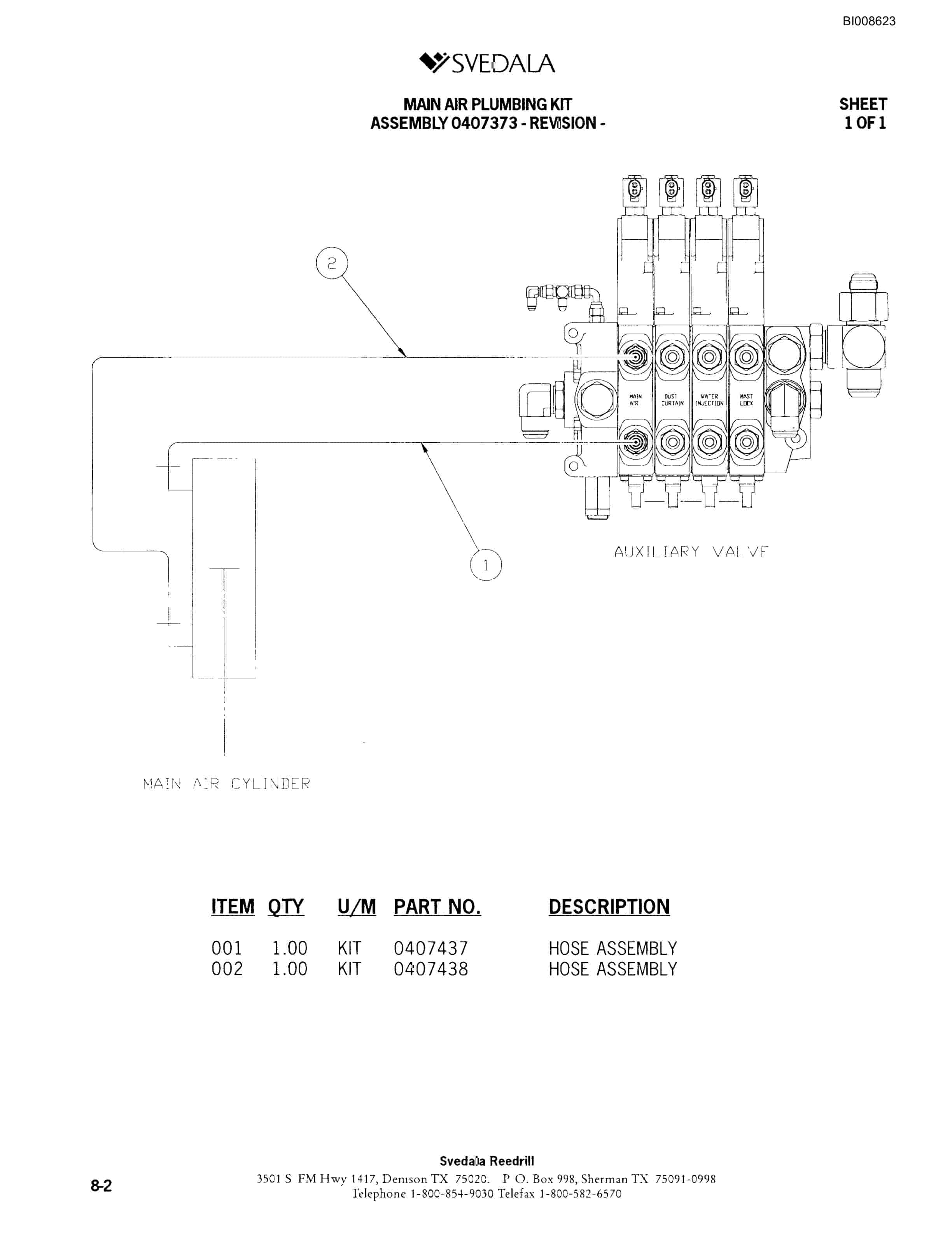 Bucyrus SKT Infinity Blasthole Drill Parts Catalog BI008623-5