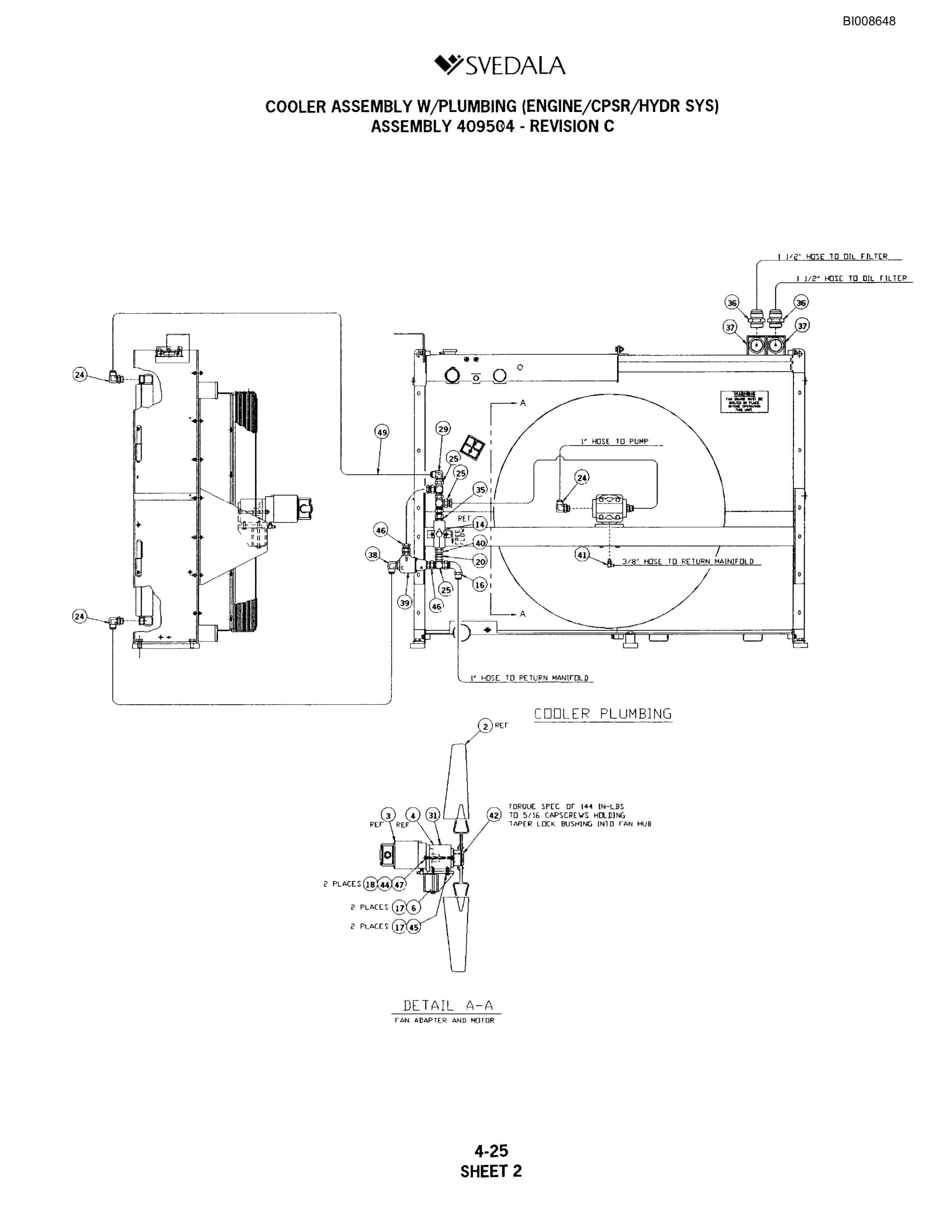 Bucyrus SKT Infinity Blasthole Drill Parts Catalog BI008648-2