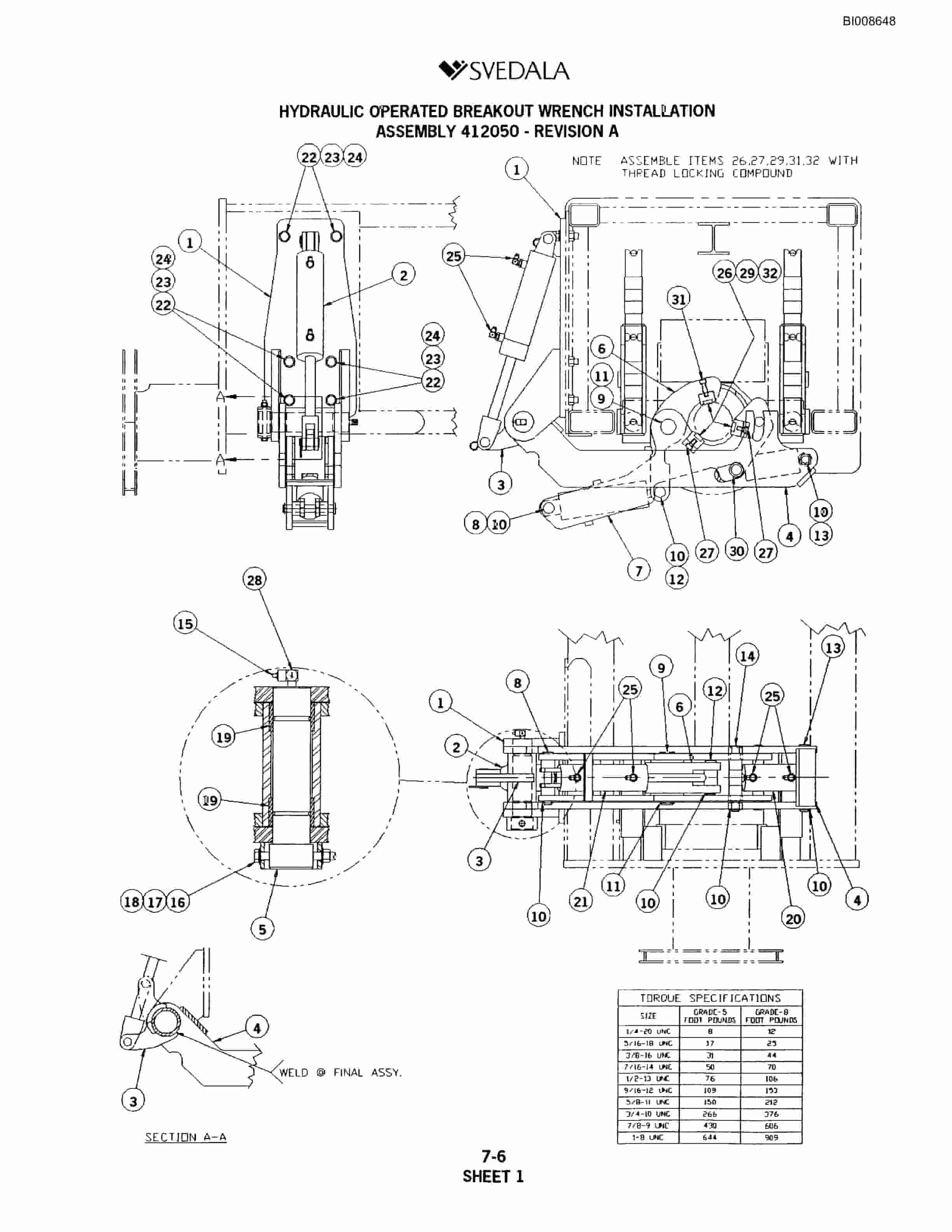 Bucyrus SKT Infinity Blasthole Drill Parts Catalog BI008648-4