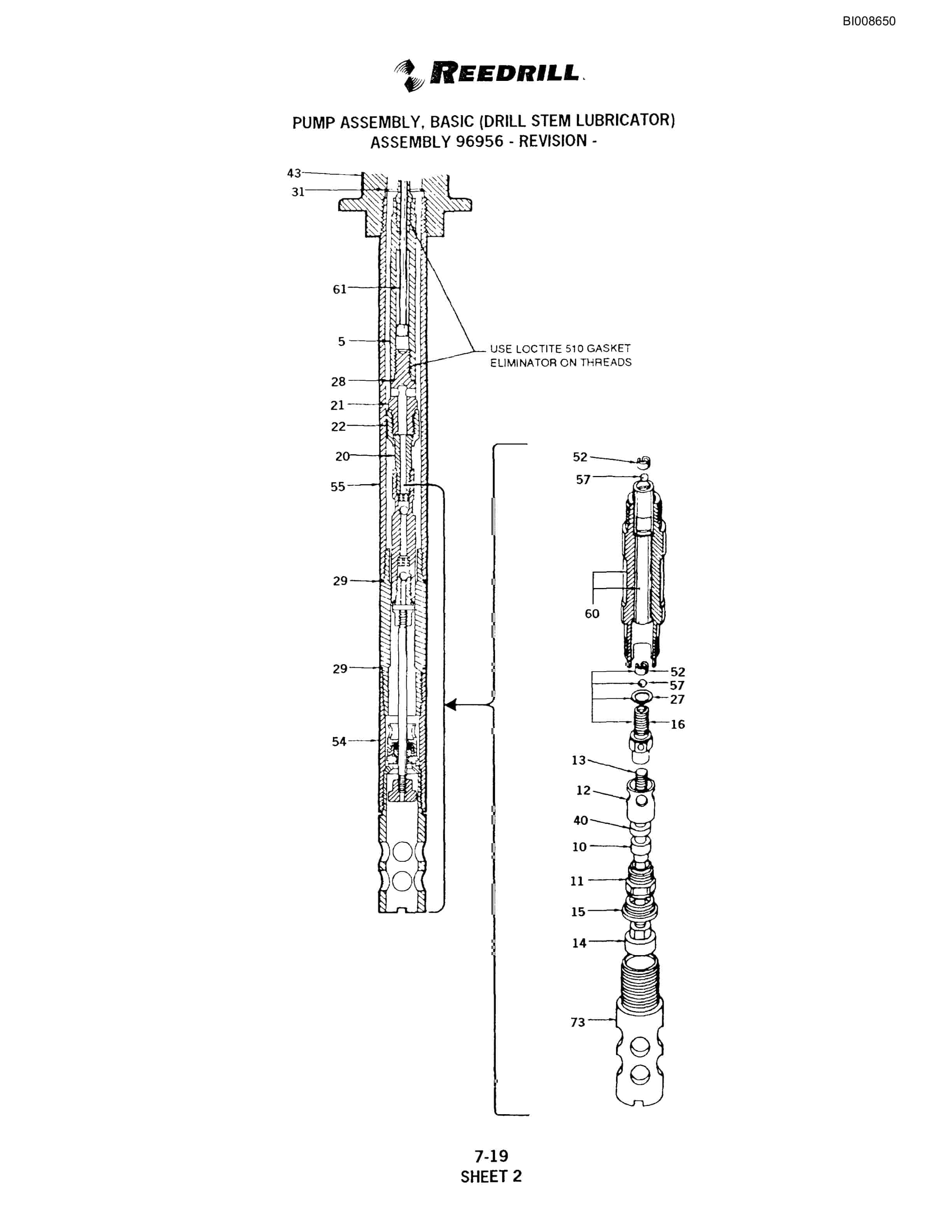 Bucyrus SKT Infinity Blasthole Drill Parts Catalog BI008650-4