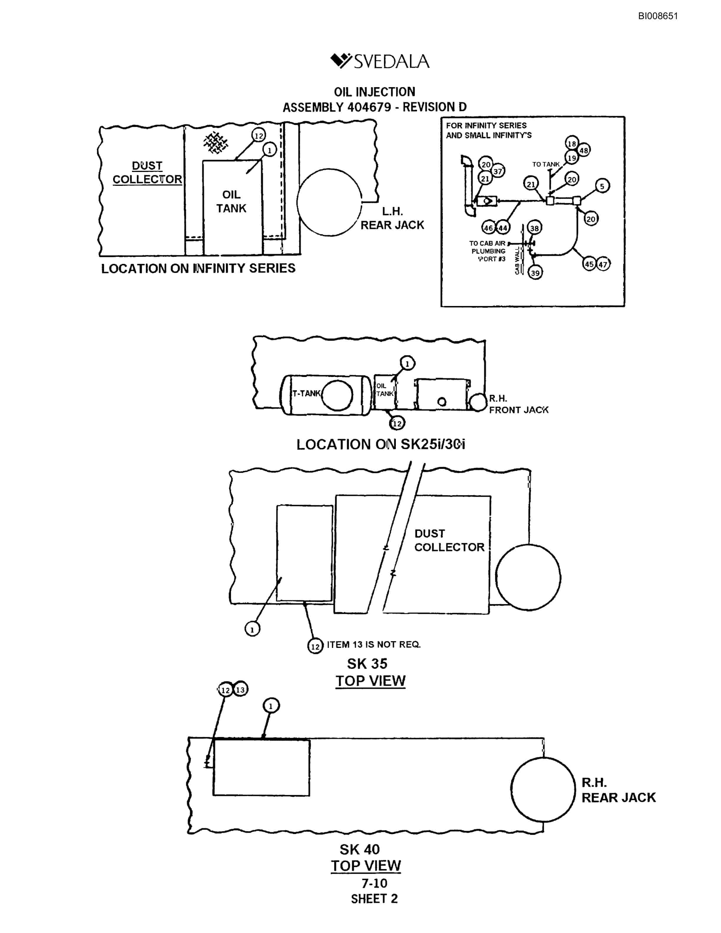 Bucyrus SKTT Infinity Blasthole Drill Parts Catalog BI008651-4