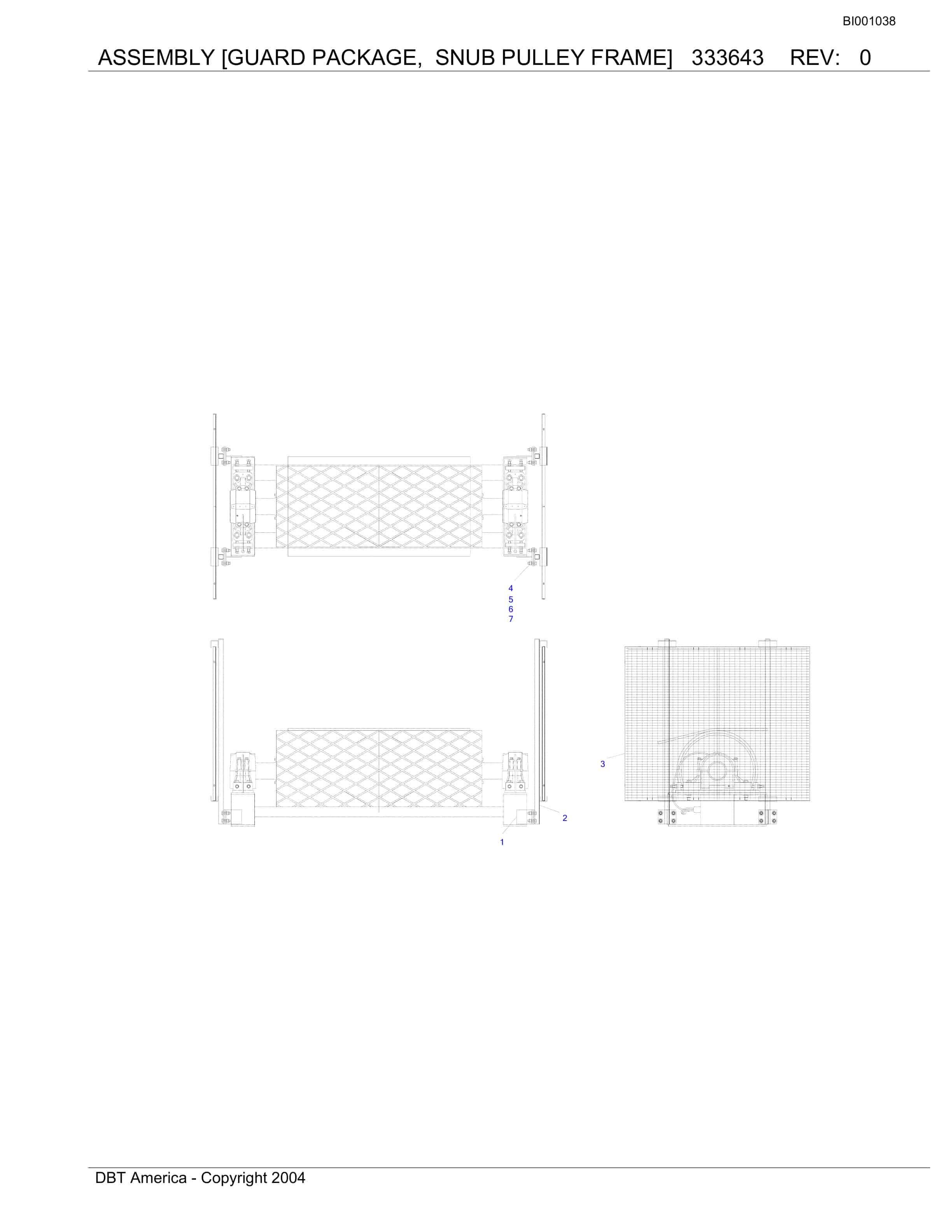 Bucyrus Slope Conveyor System Parts Catalog BI001038-4