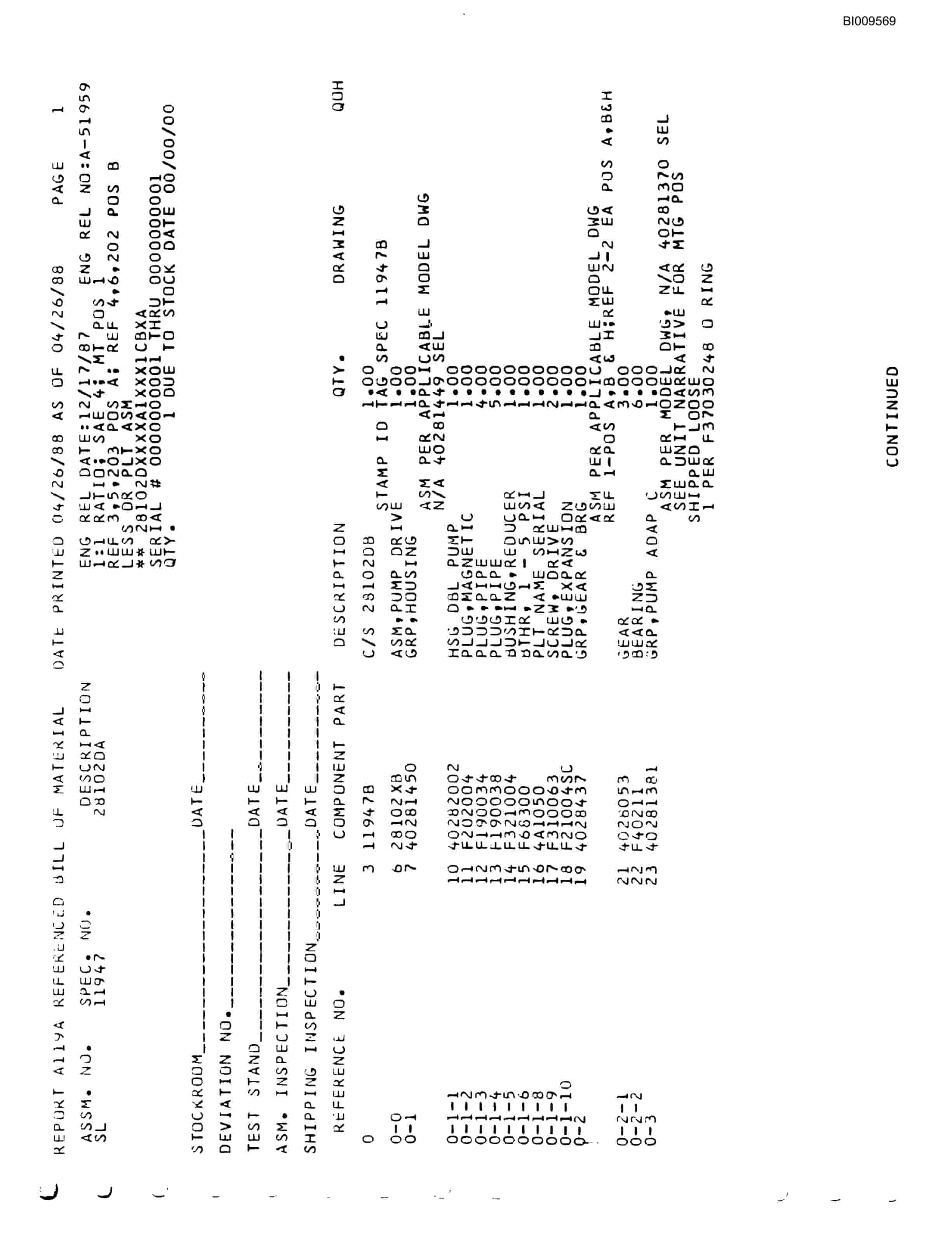 Bucyrus Specical 2 Boom Truck Jumbo Parts Catalog BI009569-4
