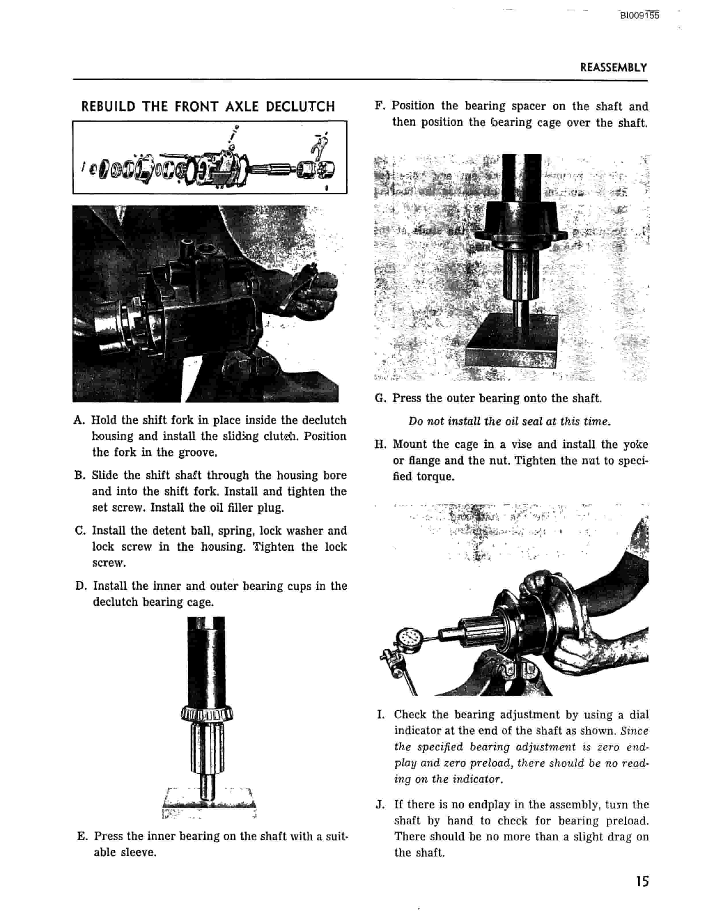 Bucyrus Specical Jumbo Secondary Drill Parts Catalog BI009155-5
