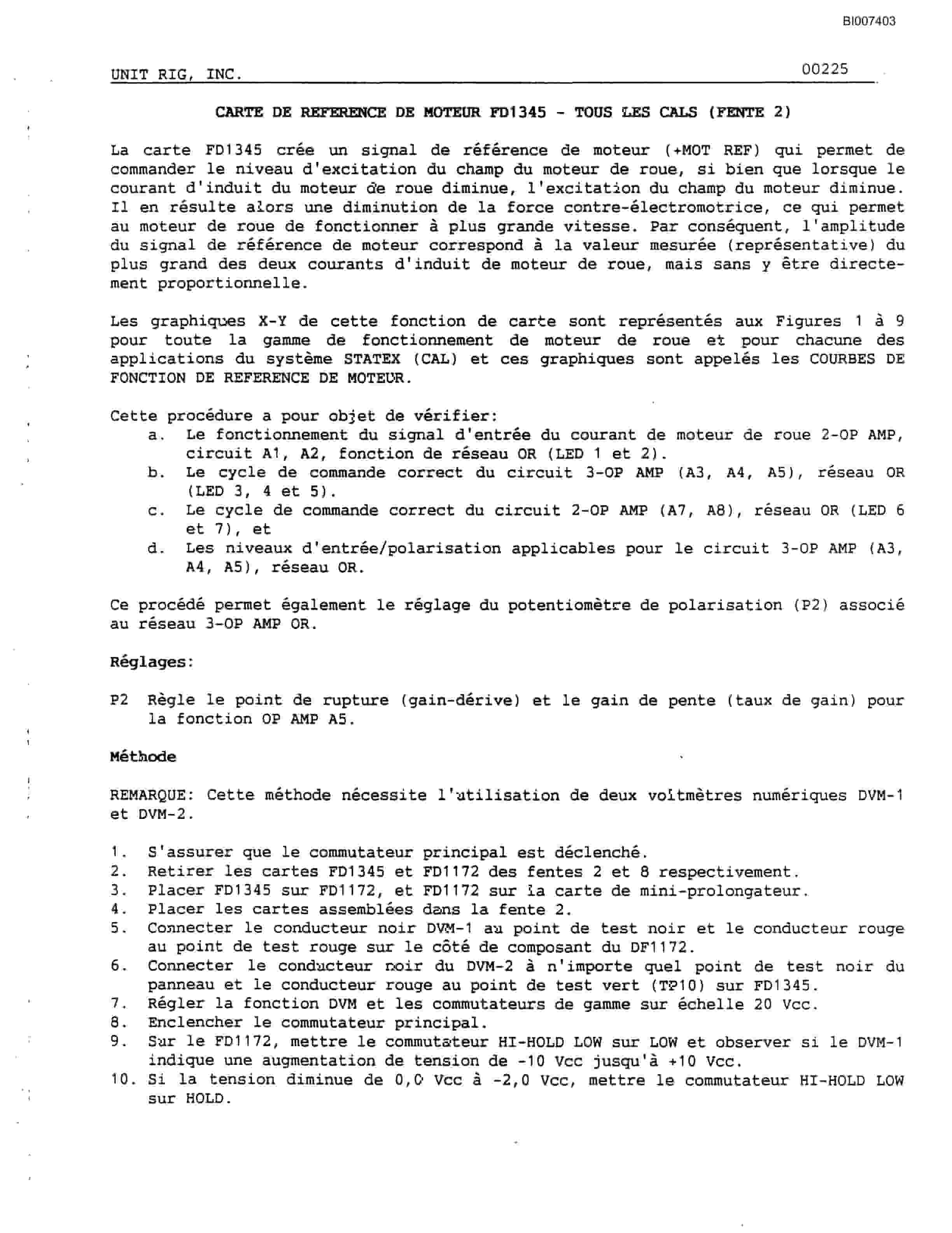 Bucyrus Statex II Electrical Technical Manual BI007403-3