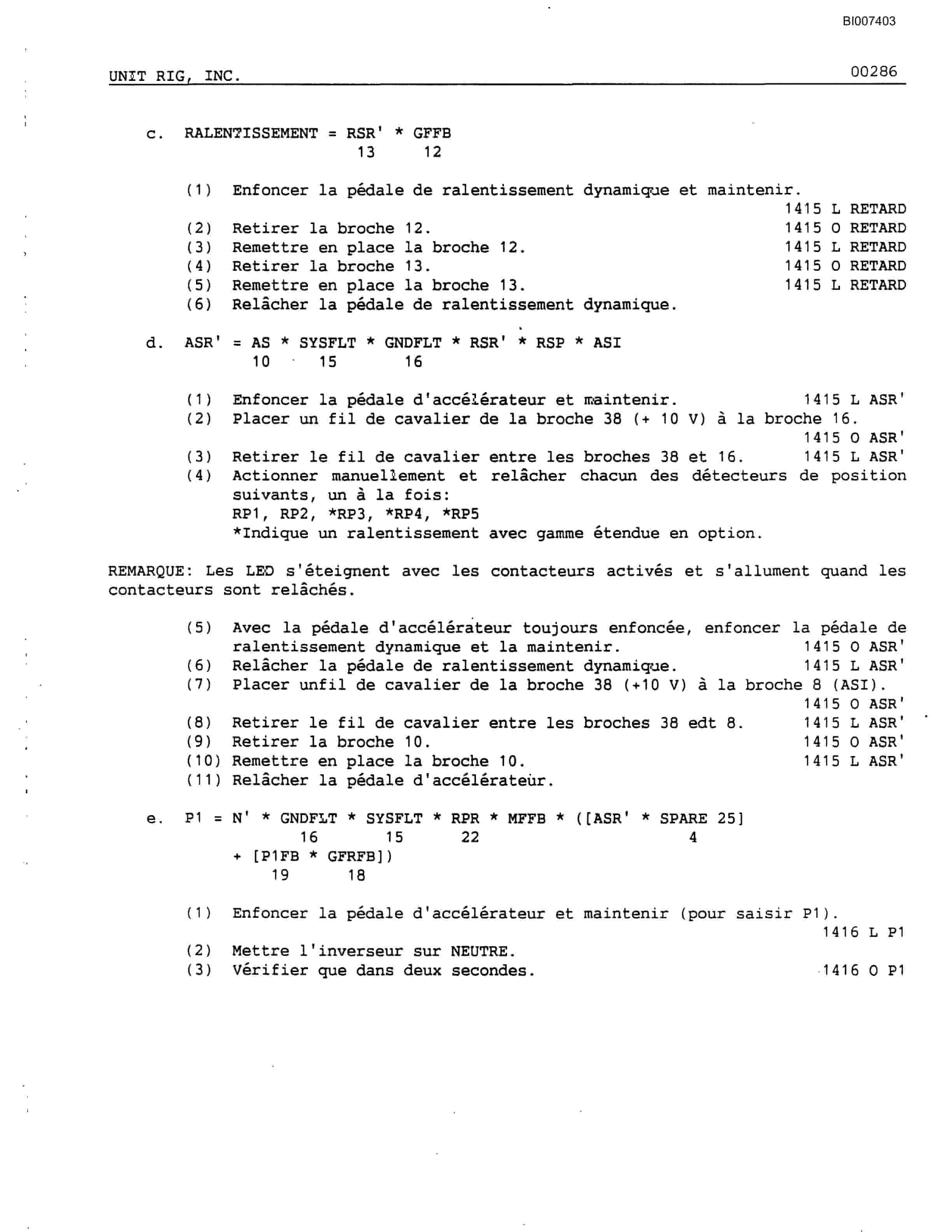 Bucyrus Statex II Electrical Technical Manual BI007403-5