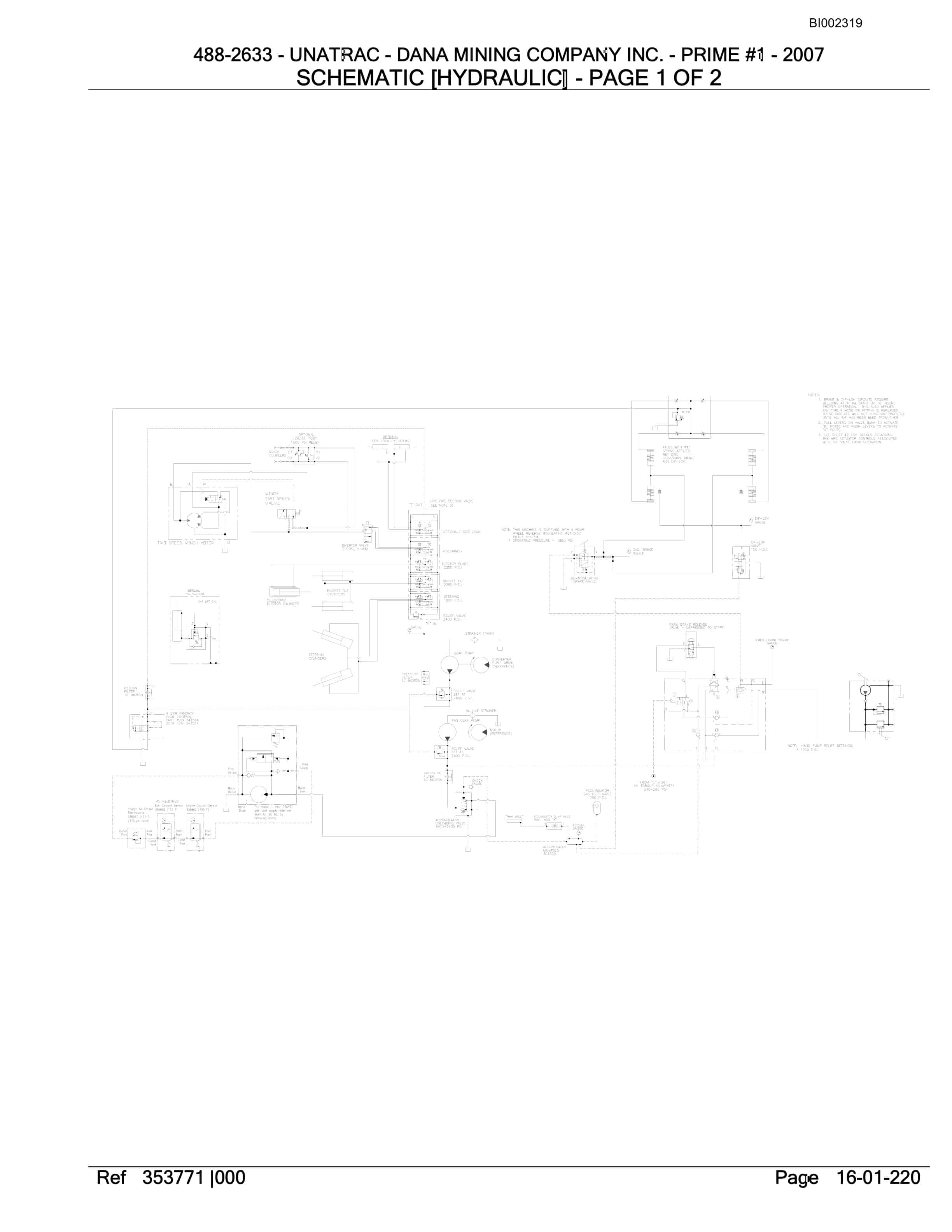 Bucyrus SU488 D SCOOP Parts Catalog BI002319-5
