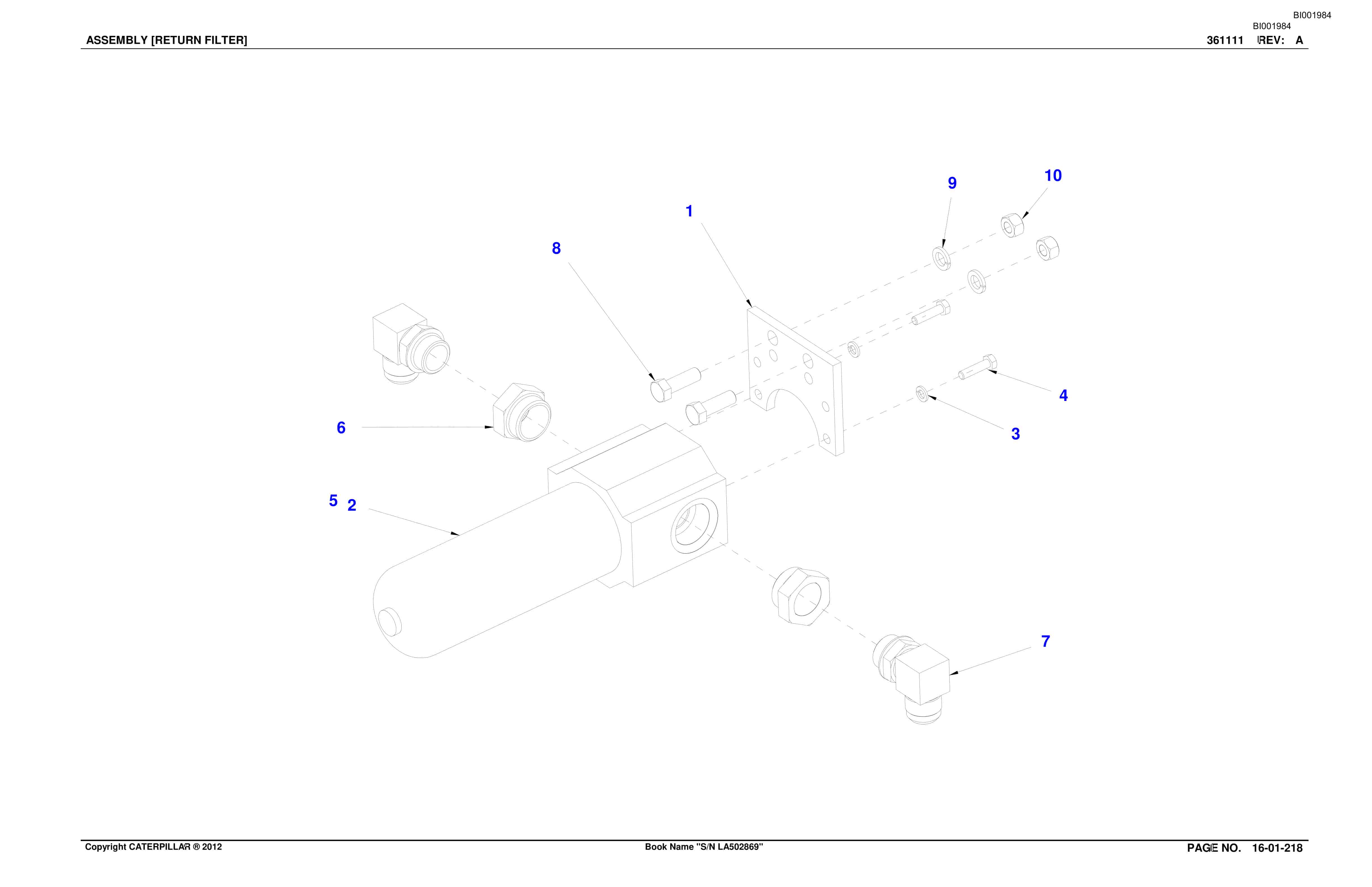 Bucyrus SU488 L SCOOP Parts Catalog BI001984-3
