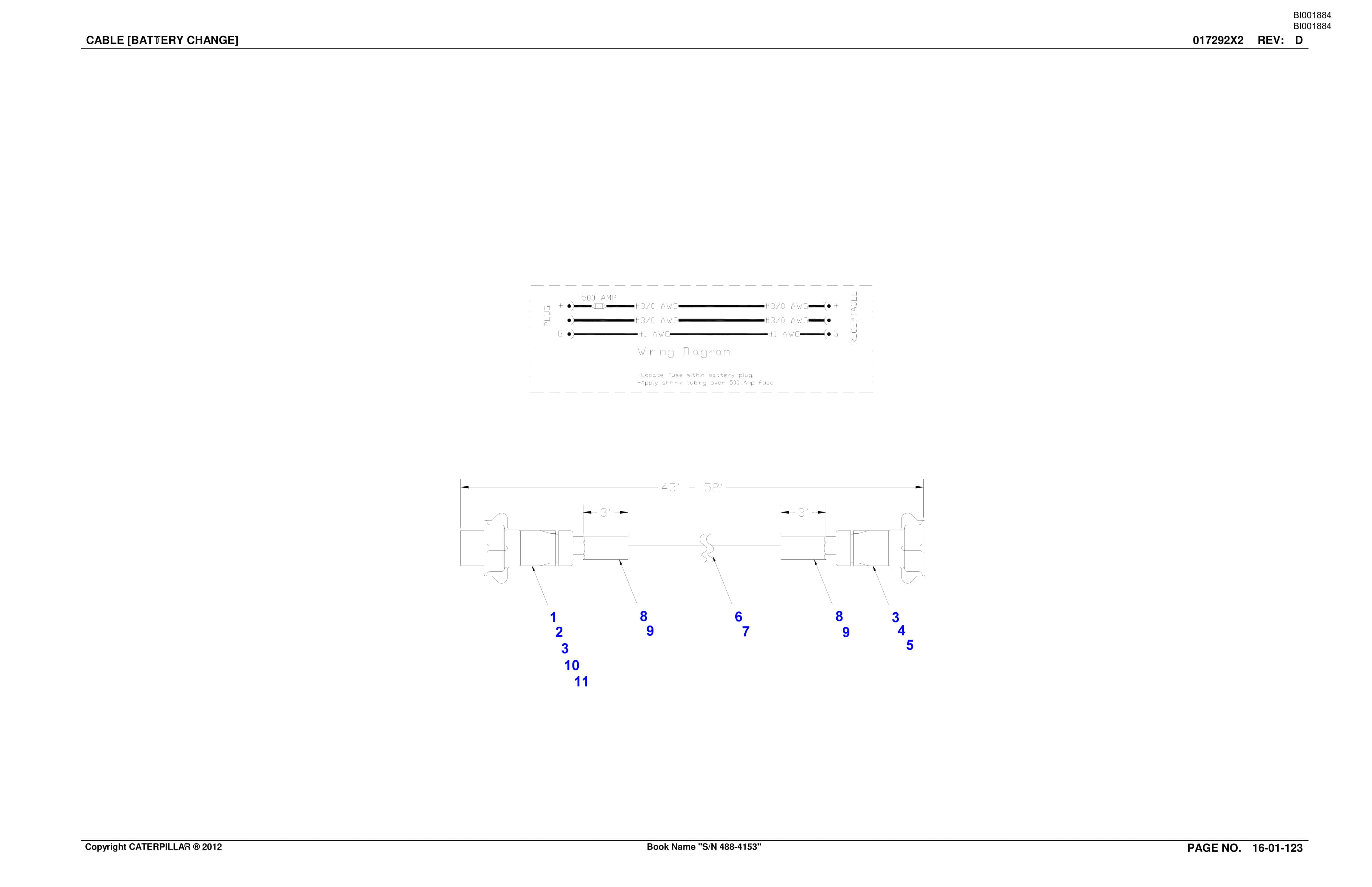 Bucyrus SU488 SCOOP Parts Catalog BI001884-2