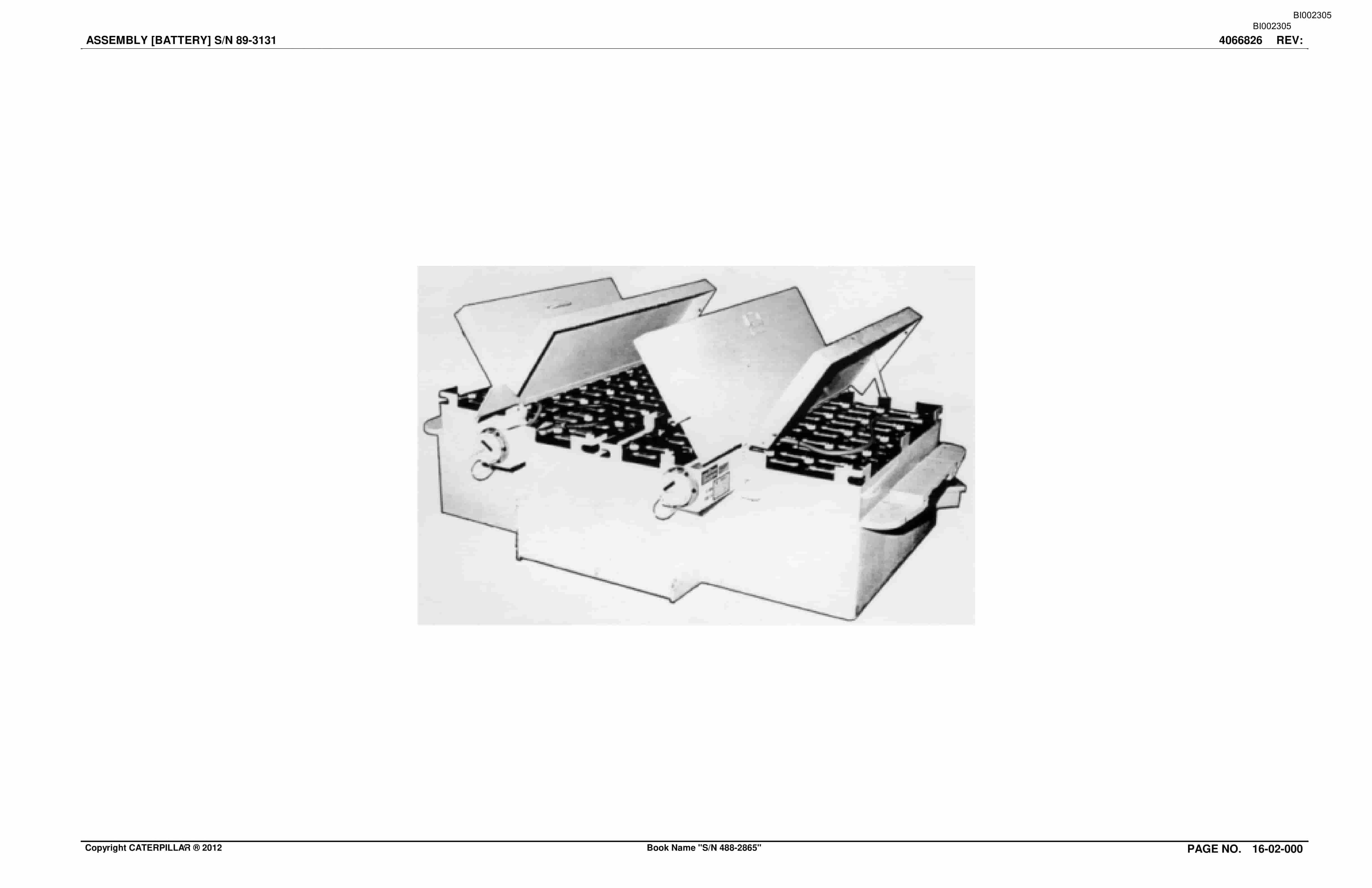 Bucyrus SU488 SCOOP Parts Catalog BI002305-4