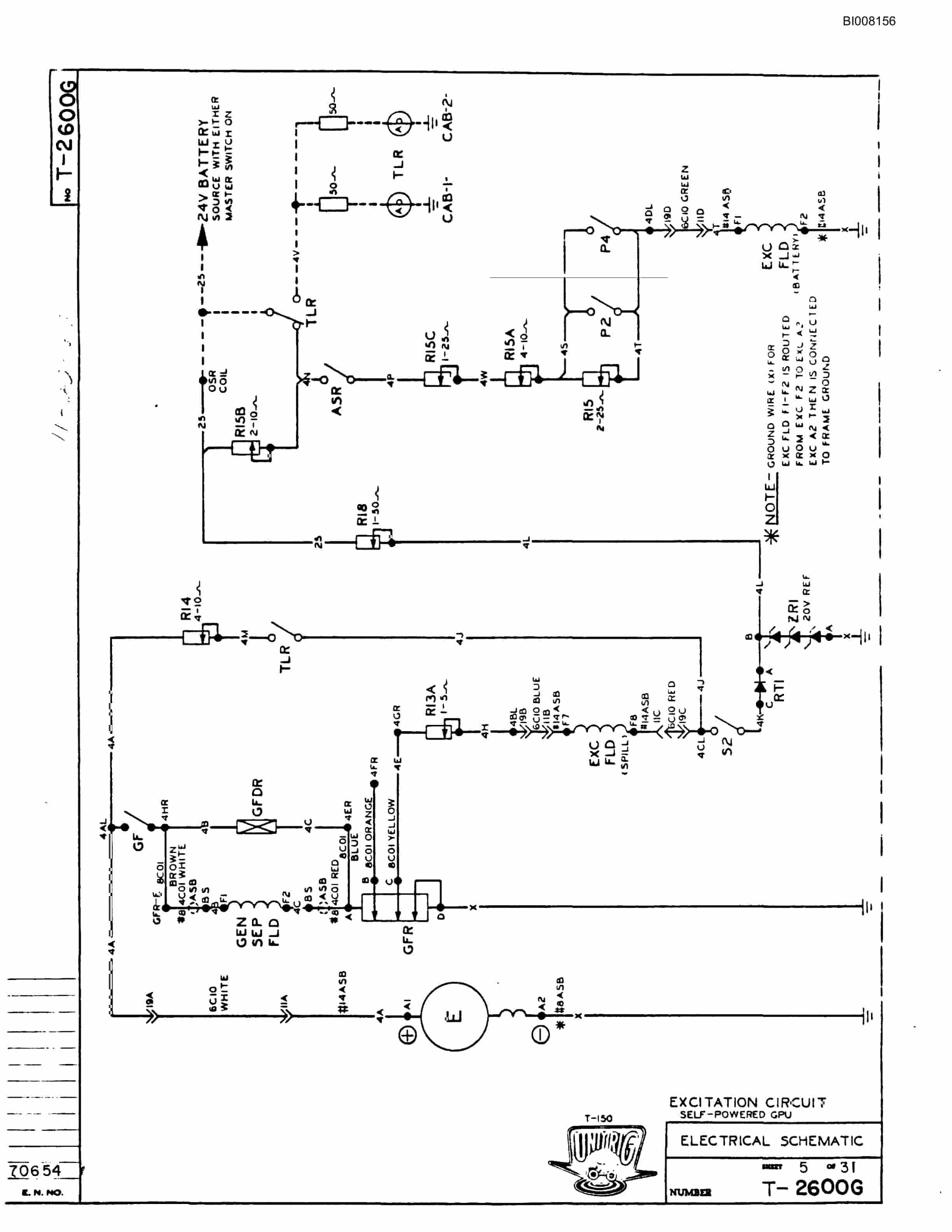Bucyrus T-150 Parts Catalog BI008156-5
