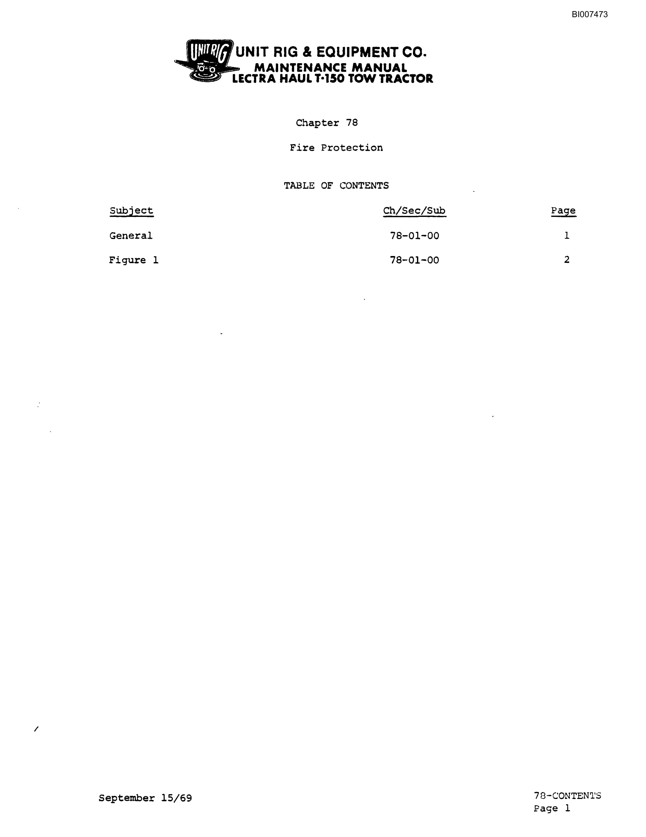 Bucyrus T-150 Tow Tractor Technical Manual BI007473-5