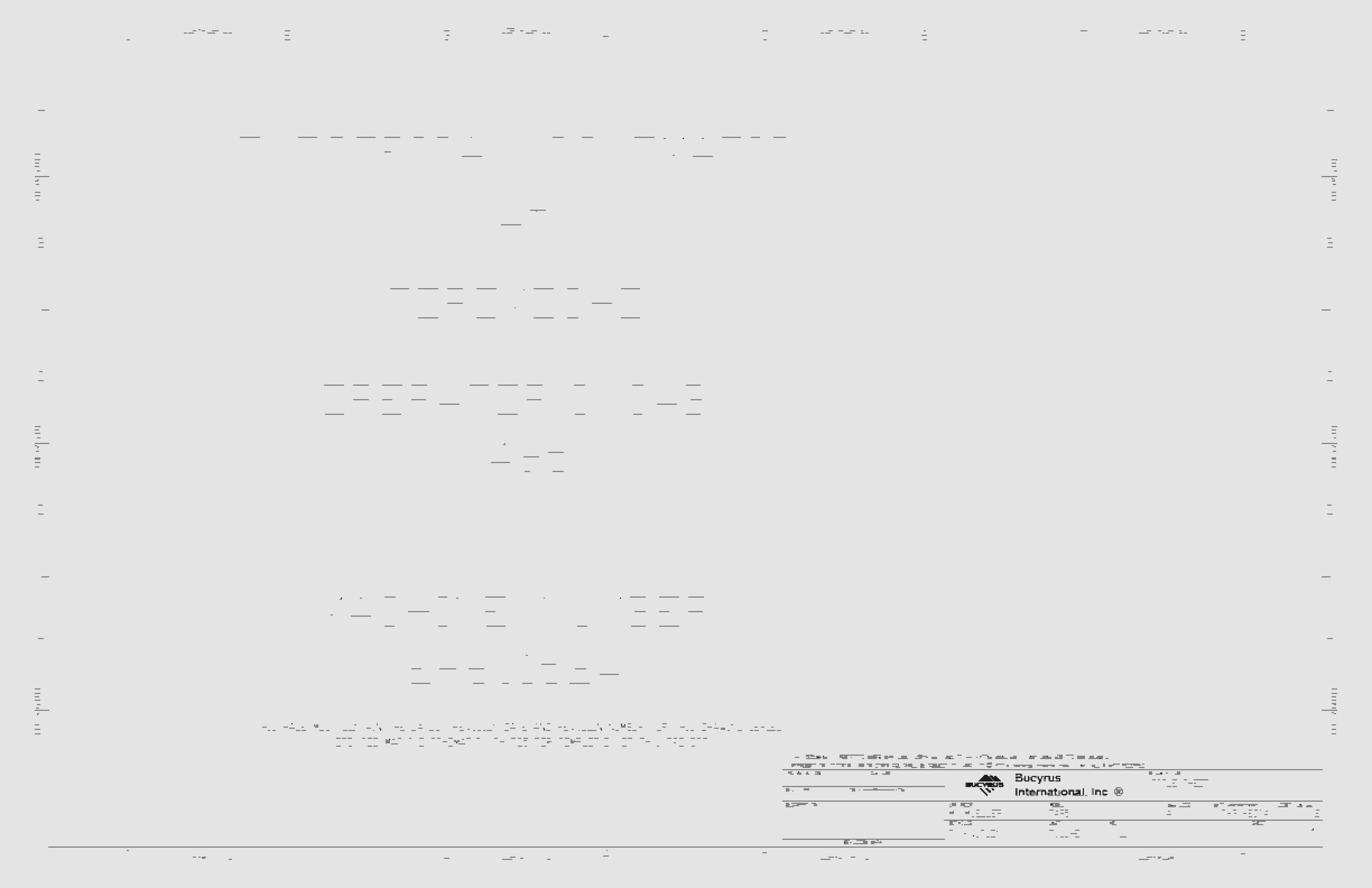 Bucyrus Toromocho Operator Cab 7495 Electrical Schematic 4586526