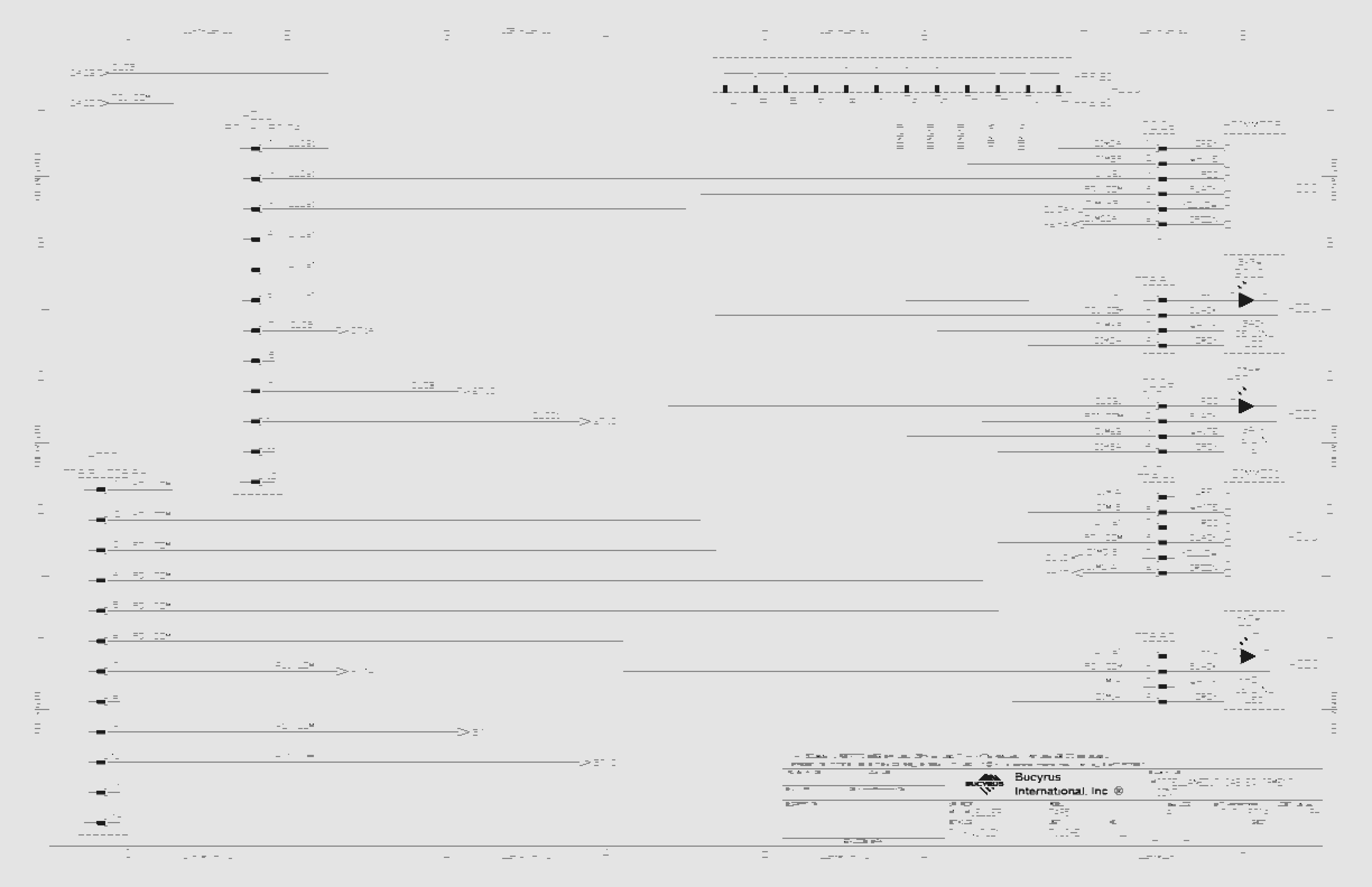Bucyrus Toromocho Operator Cab 7495 Electrical Schematic 4586526-4