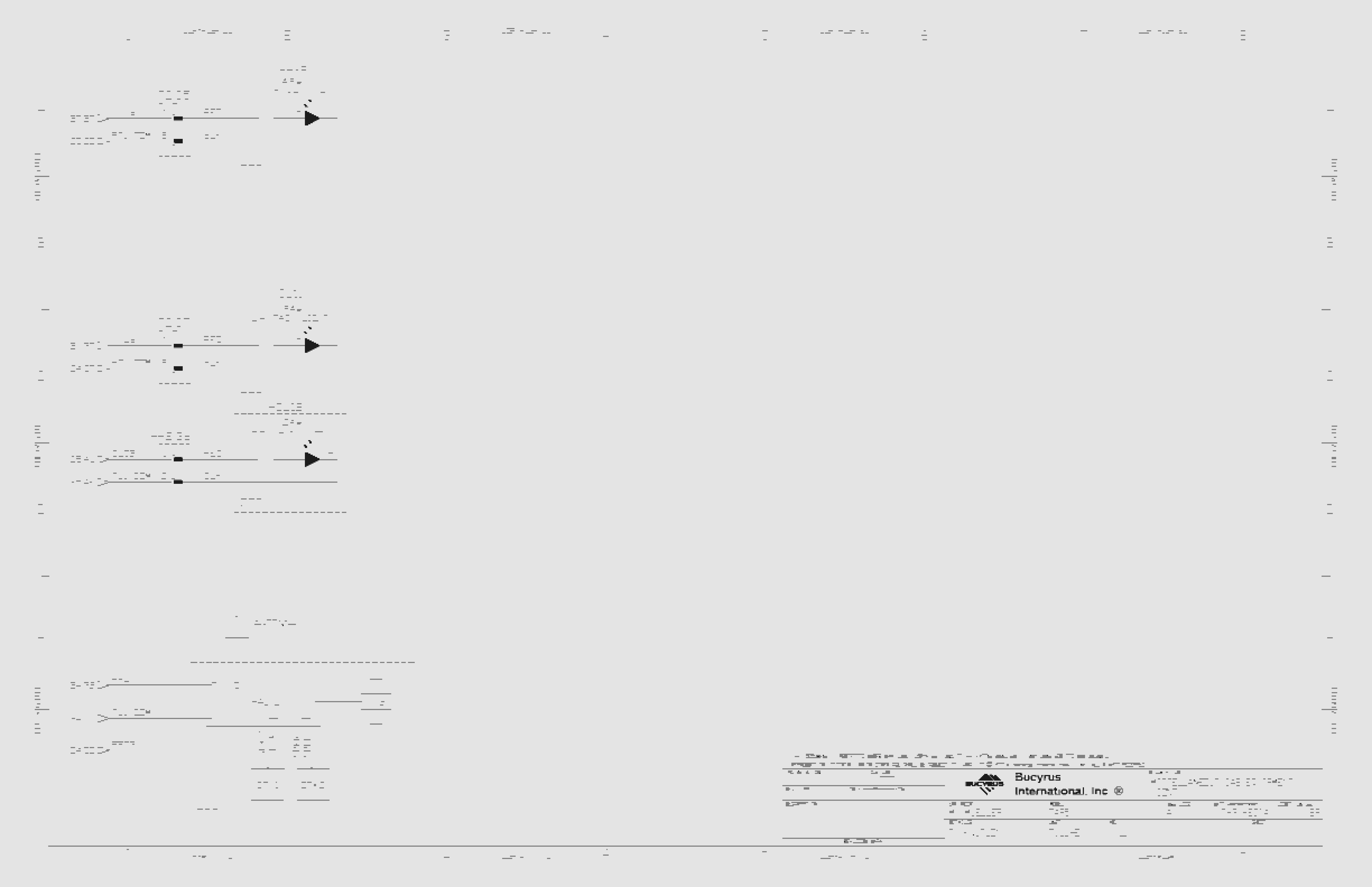 Bucyrus Toromocho Operator Cab 7495 Electrical Schematic 4586526-5