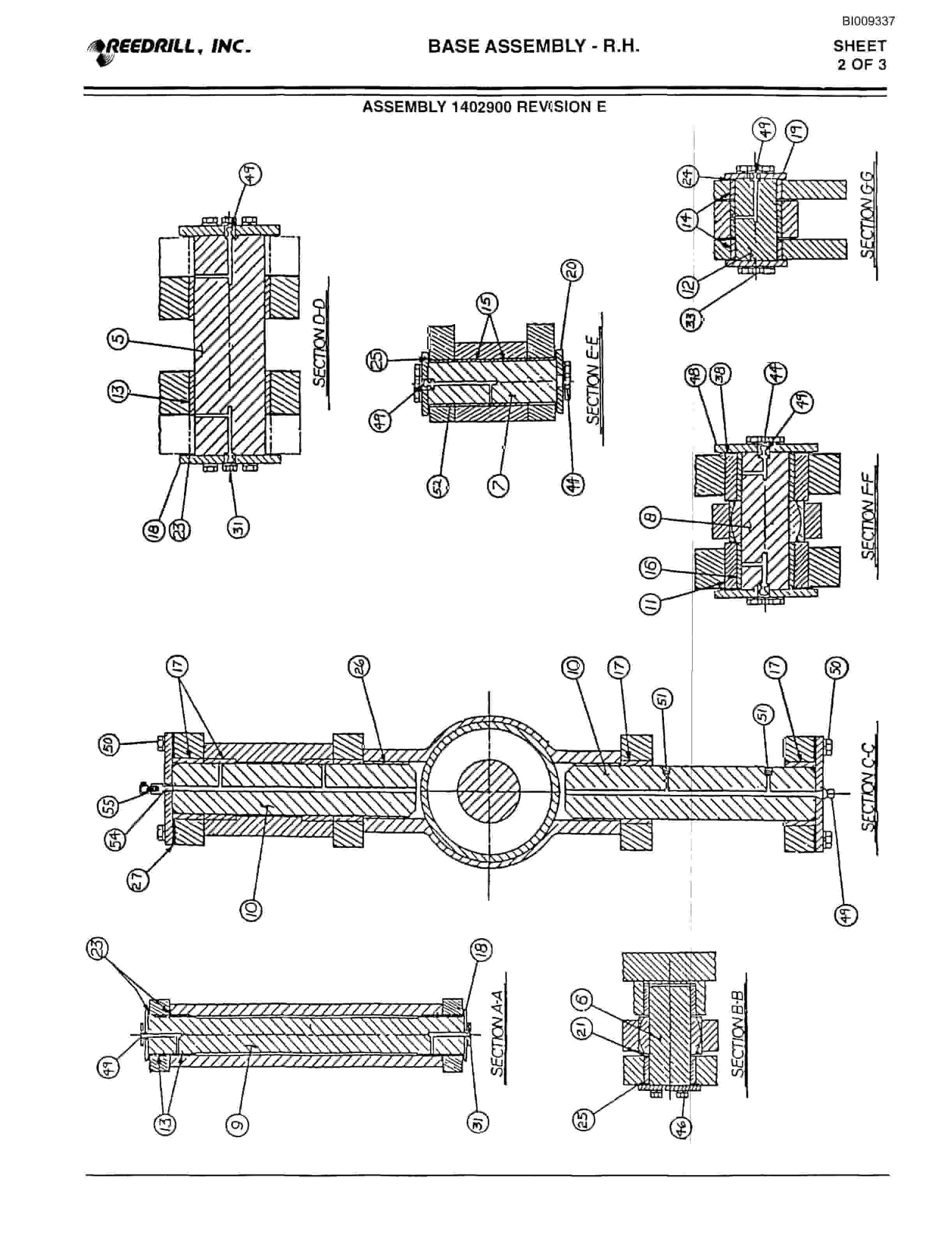 Bucyrus Truck Mounted Hydraulic Jumbo Parts Catalog BI009337-3