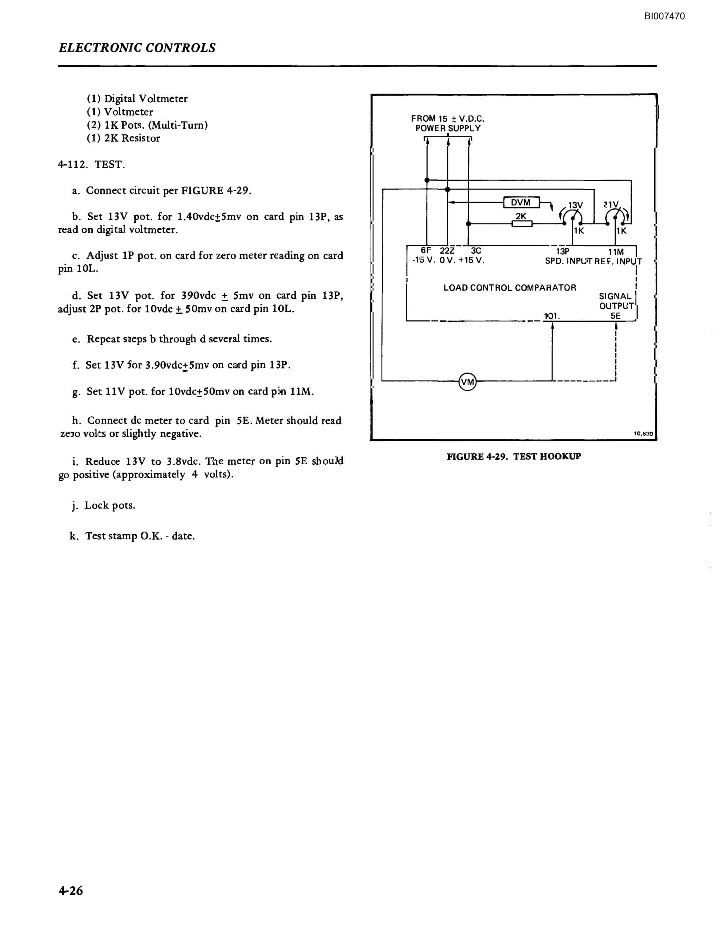 Bucyrus U-101 Electrical Component Technical Manual BI007470-3