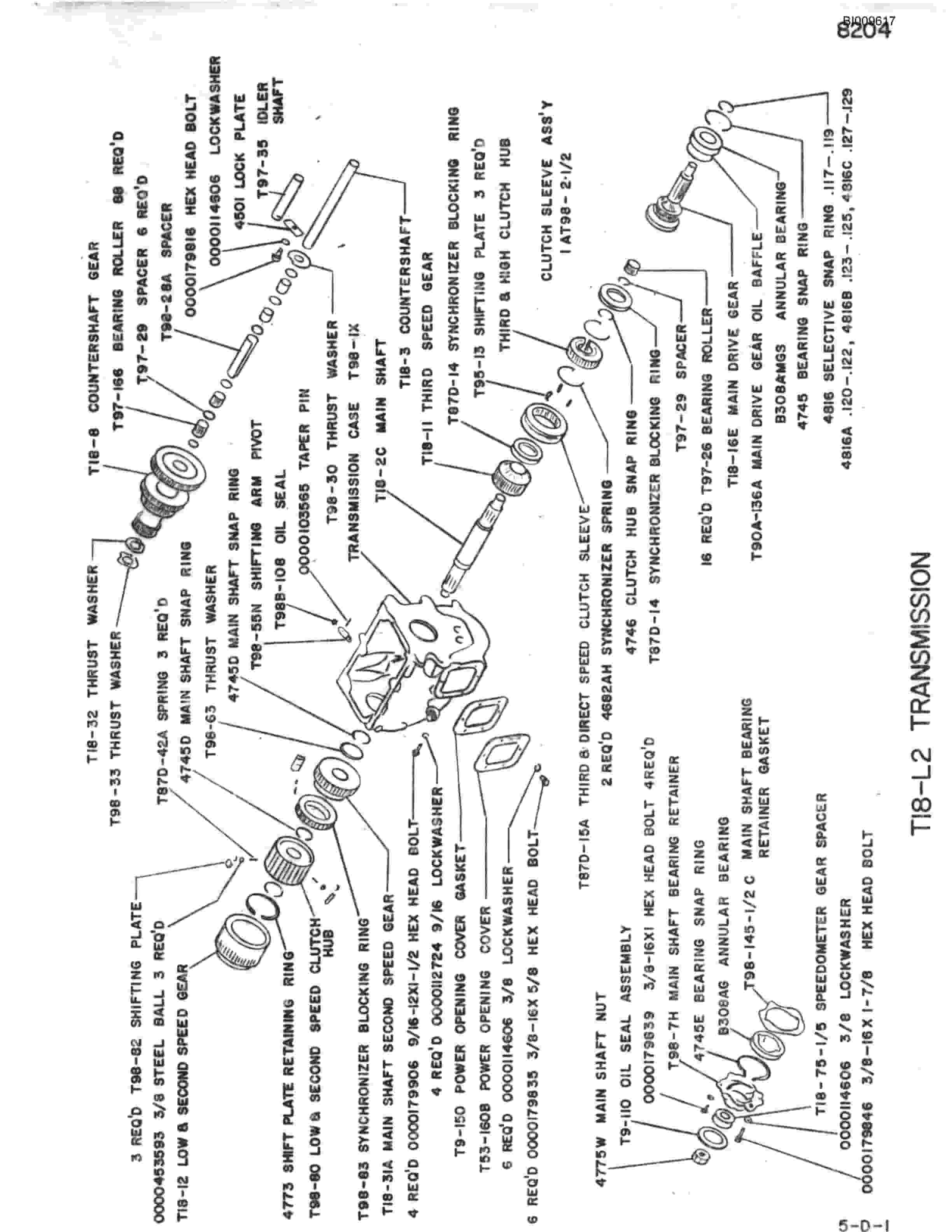 Bucyrus Universal III Drill Carrier Parts Catalog BI009617-2