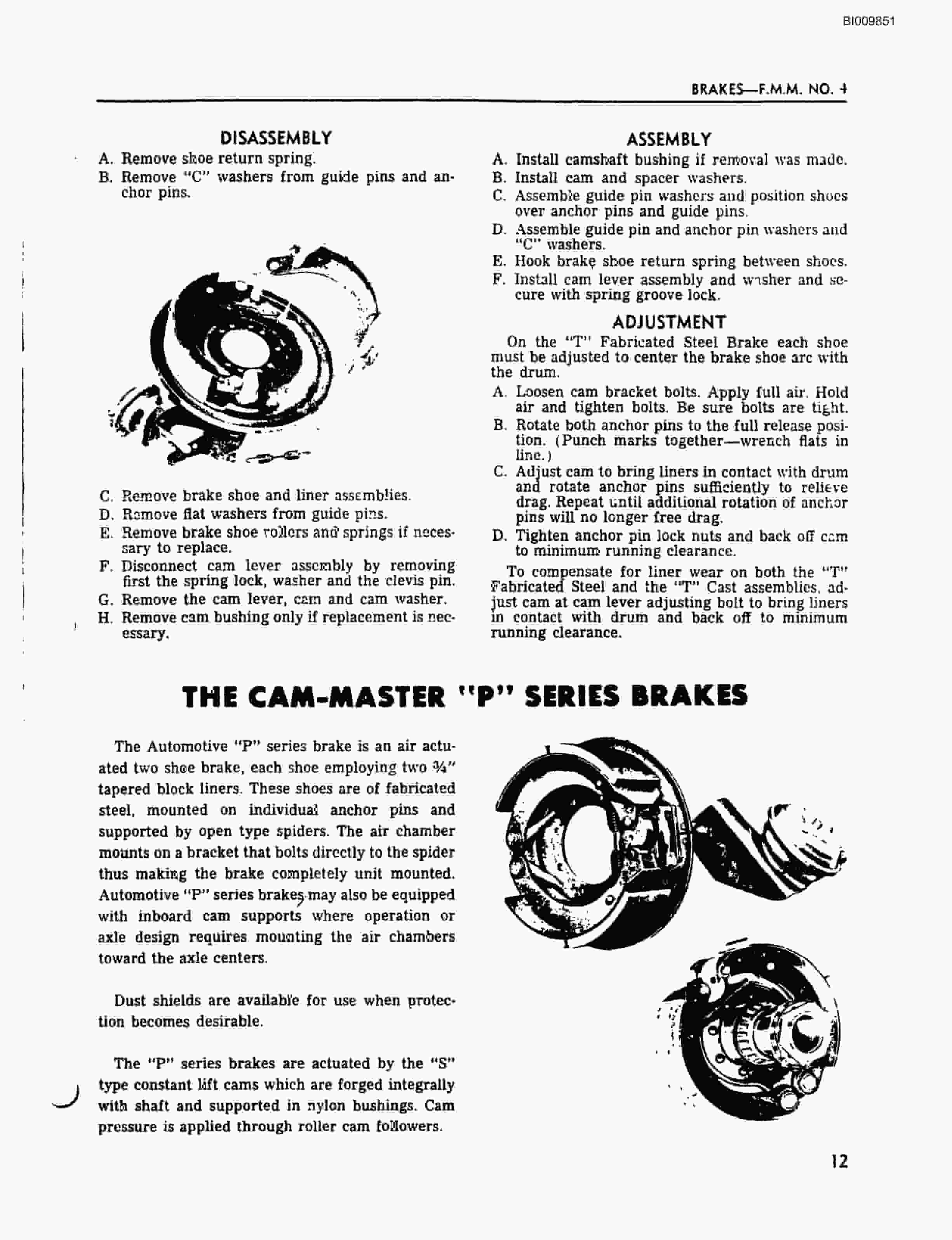 Bucyrus Universal III Parts Catalog BI009851-3