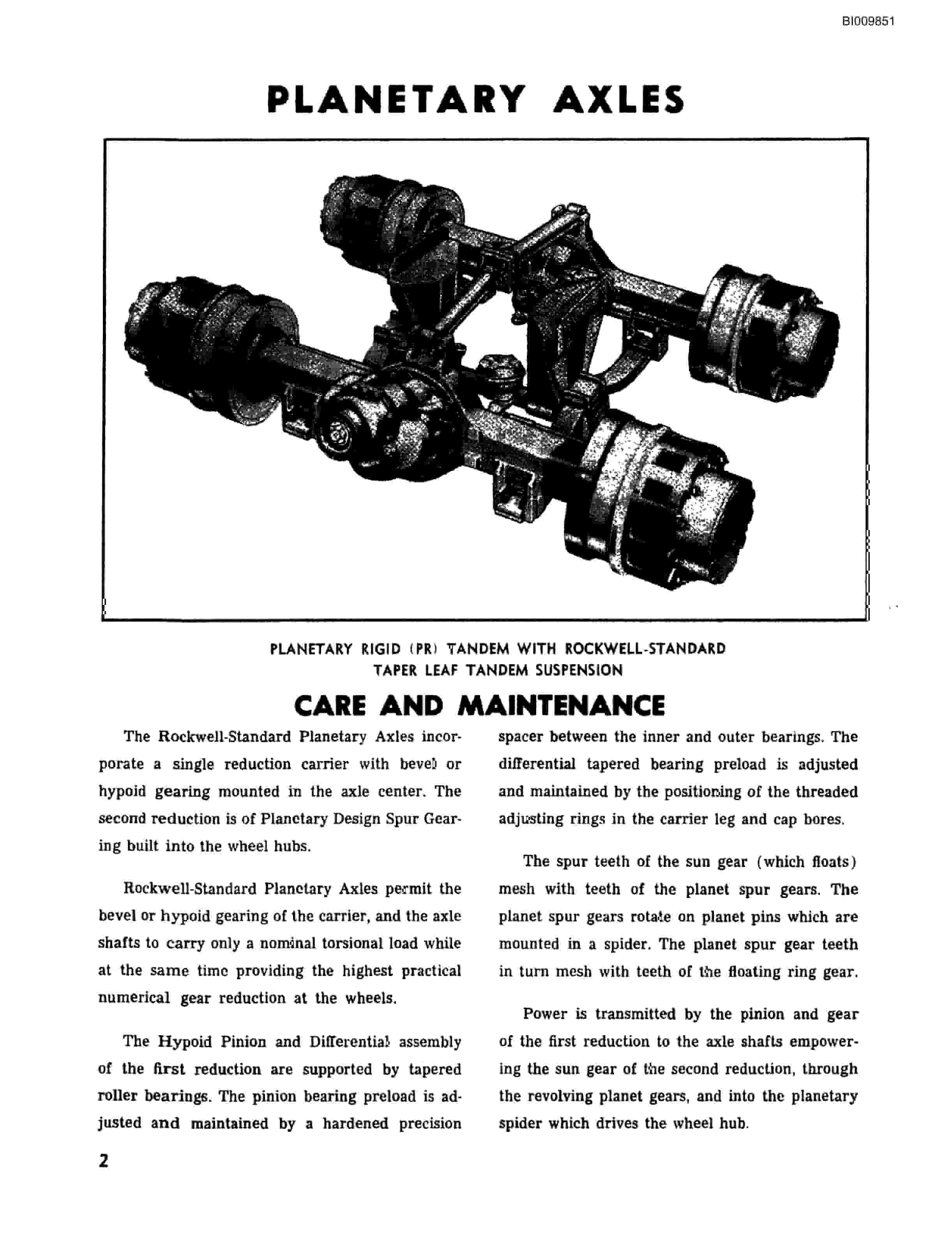 Bucyrus Universal III Parts Catalog BI009851-4