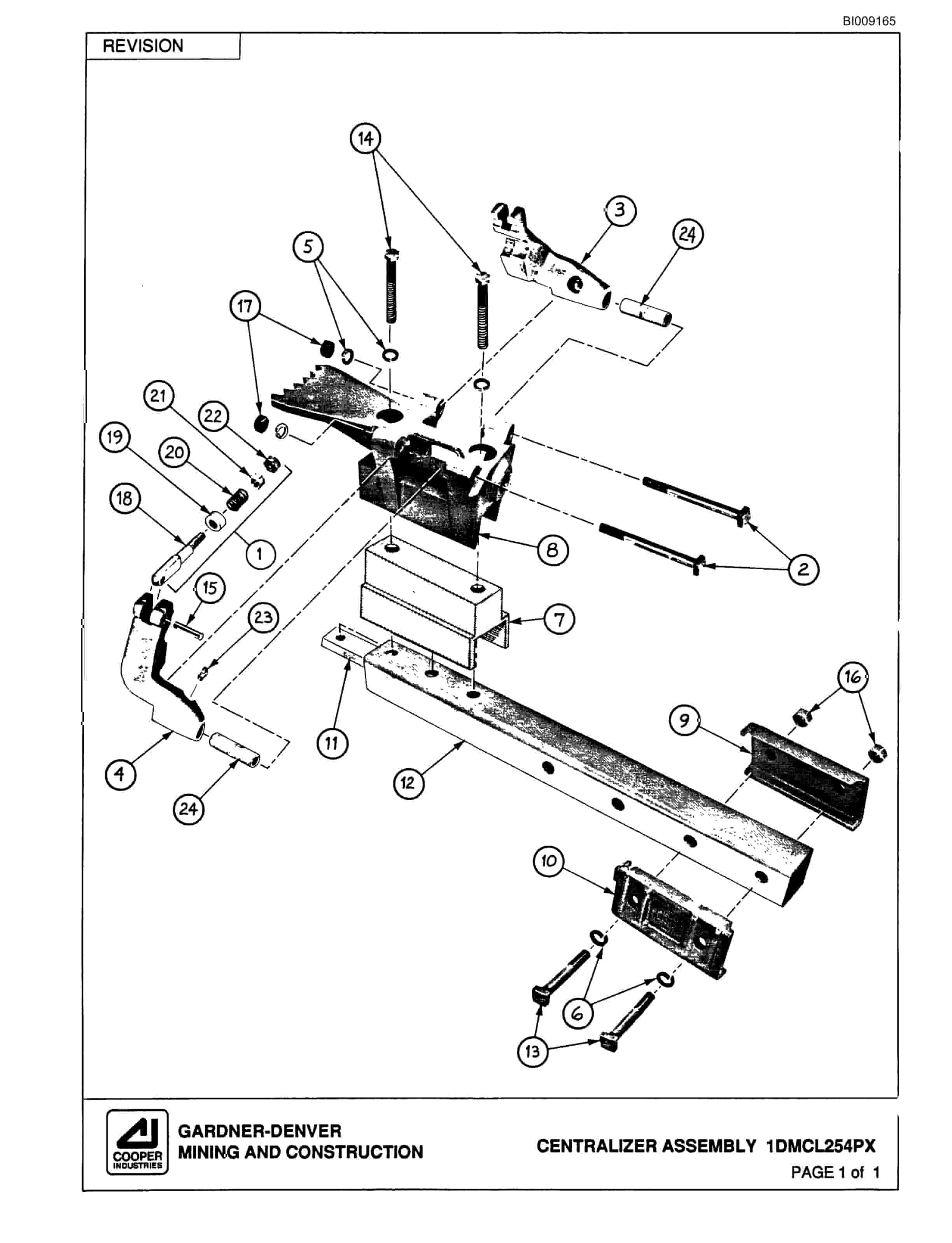 Bucyrus Universal III Pneumatic Jumbo Parts Catalog BI009165-2
