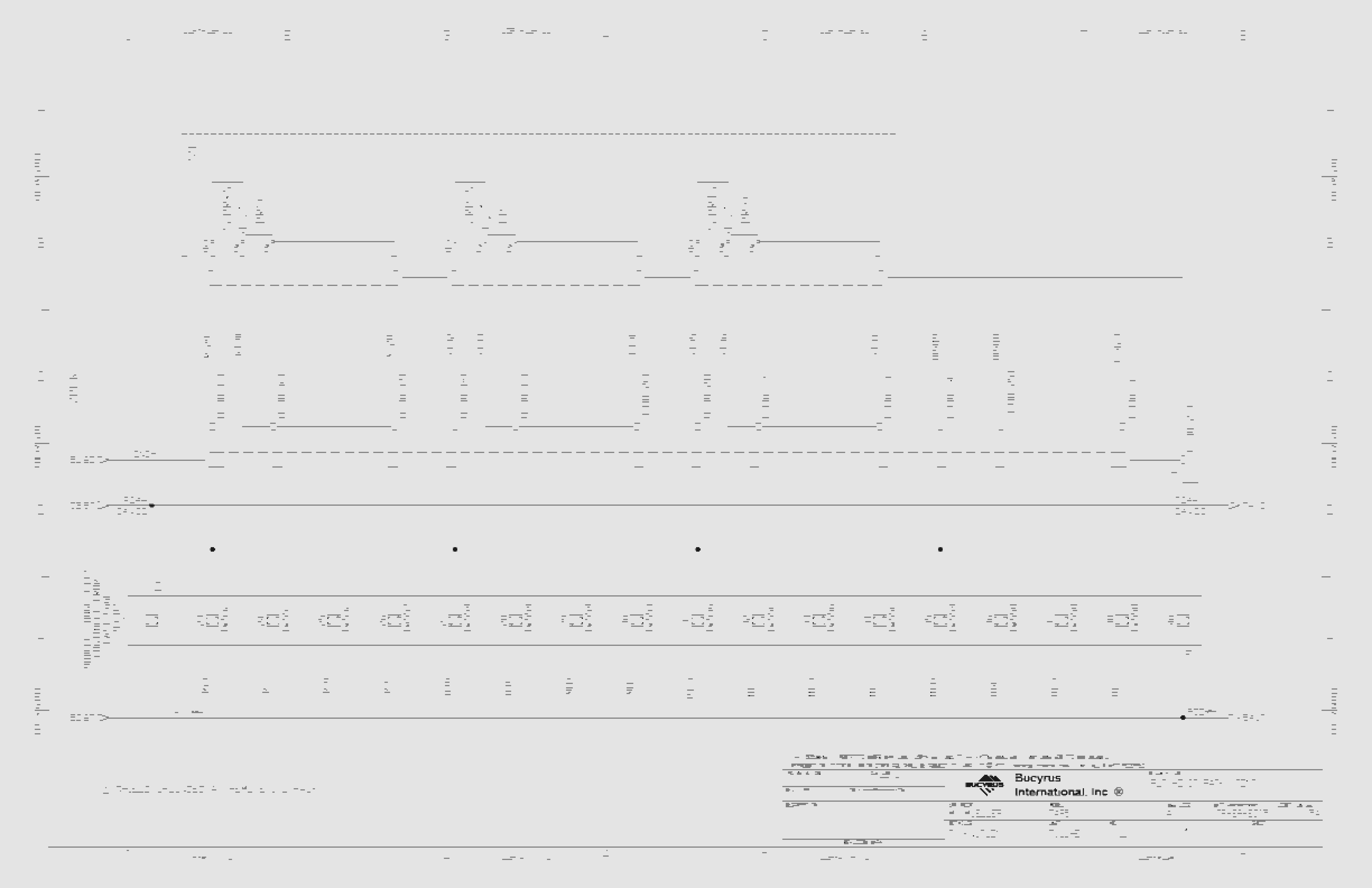Bucyrus Vale-S11D Shovel Type 7495 Electrical Schematic 4586621-2