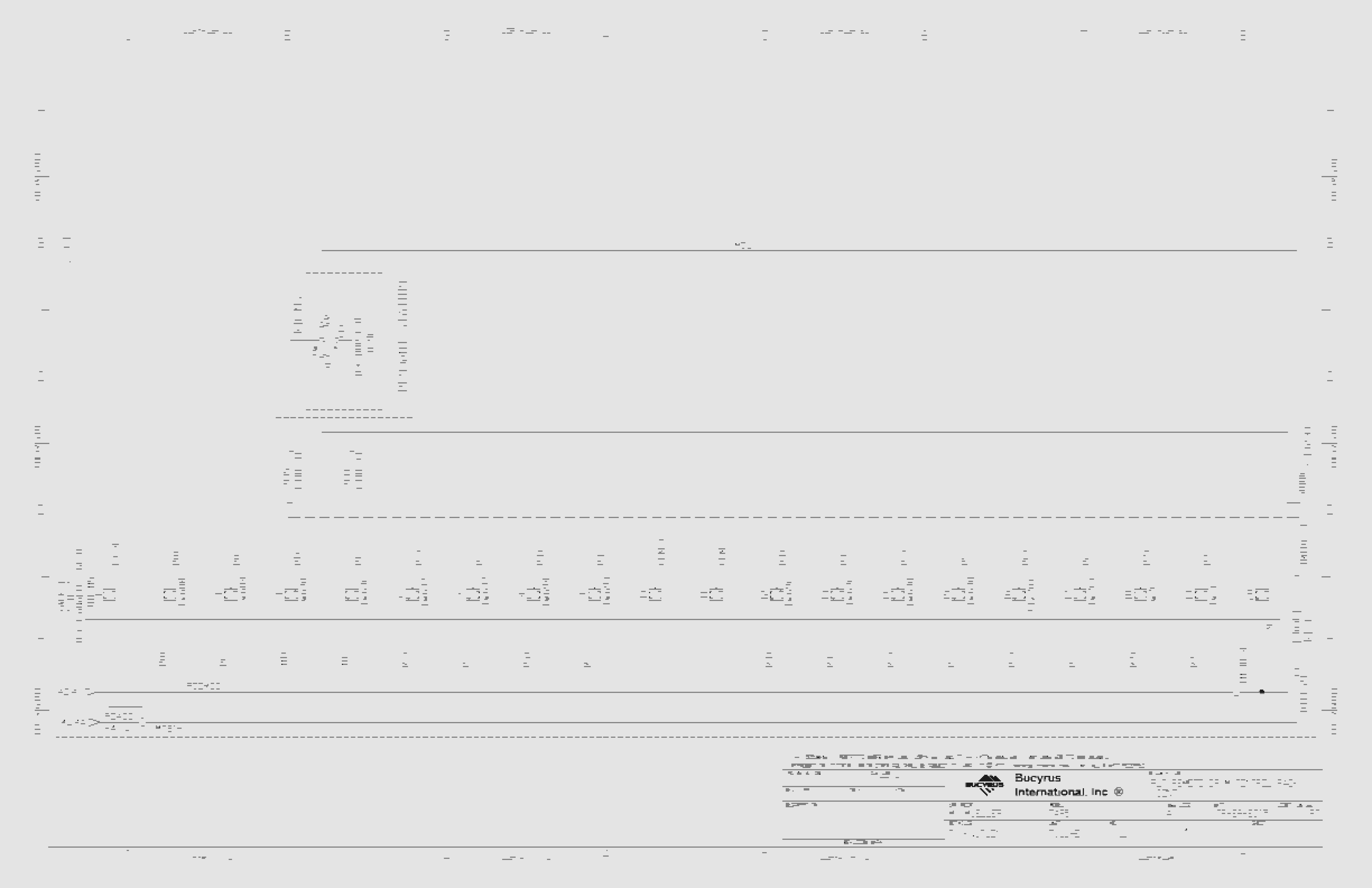 Bucyrus Vale-S11D Shovel Type 7495 Electrical Schematic 4586621-4