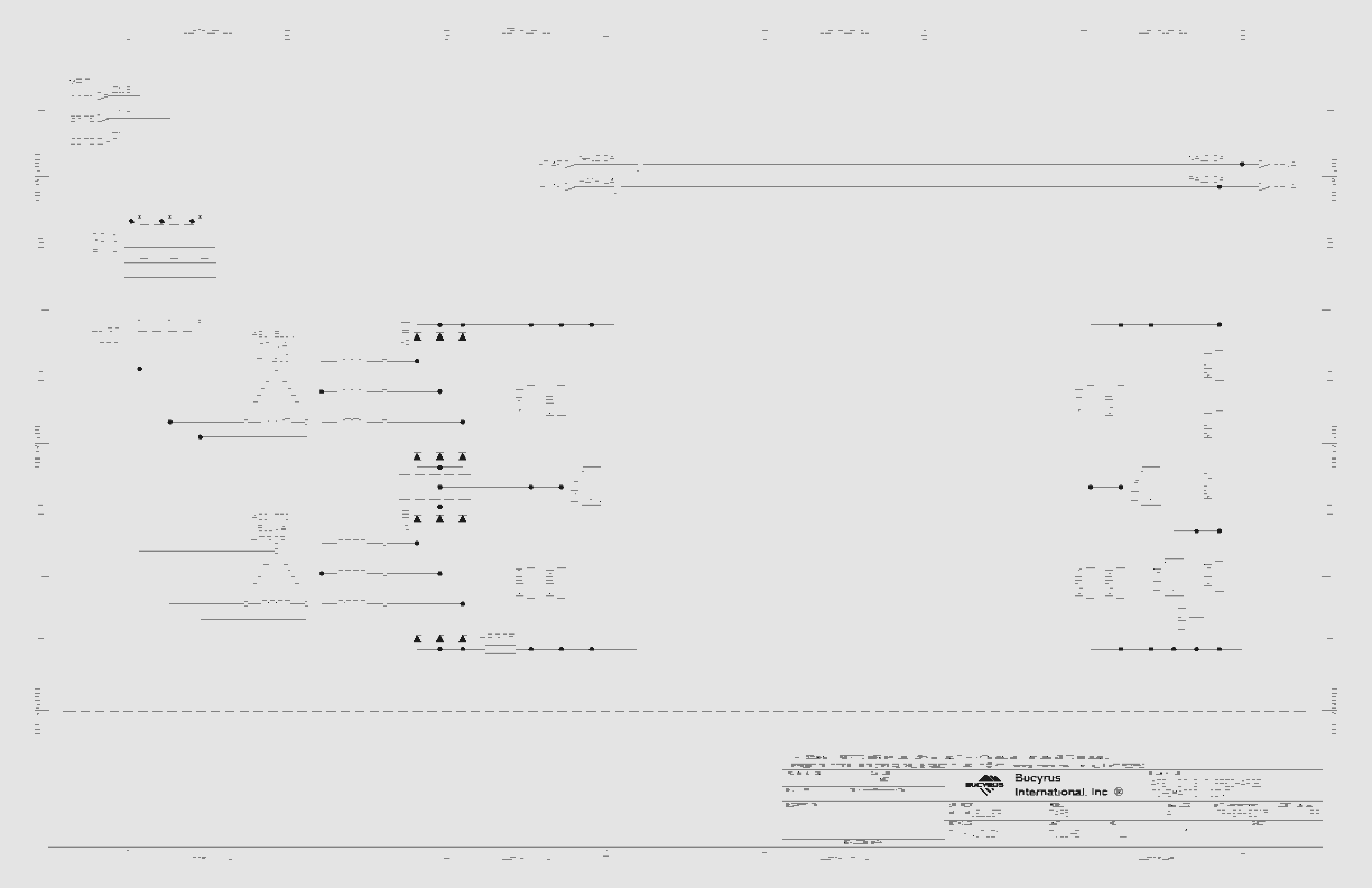 Bucyrus Vale-S11D Shovel Type 7495 Electrical Schematic 4586621-5