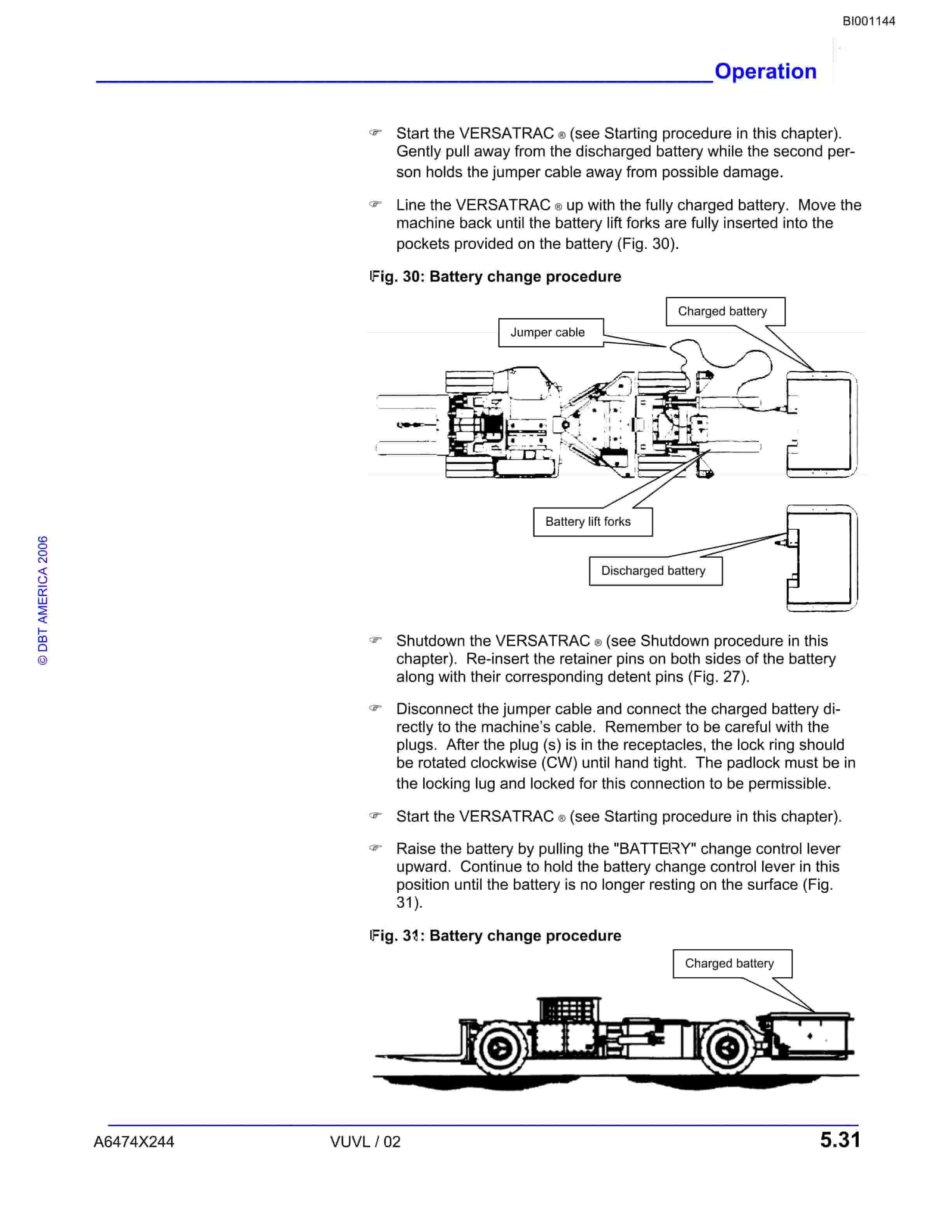 Bucyrus Versatrac Parts Catalog BI001144-4