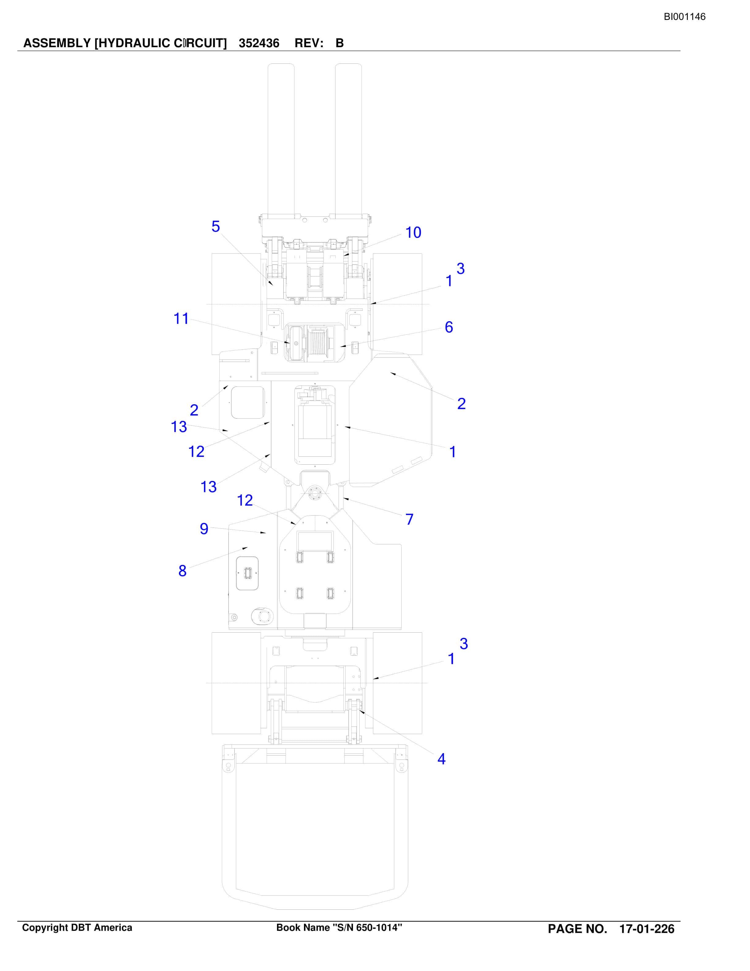 Bucyrus Versatrac Parts Catalog BI001146-4