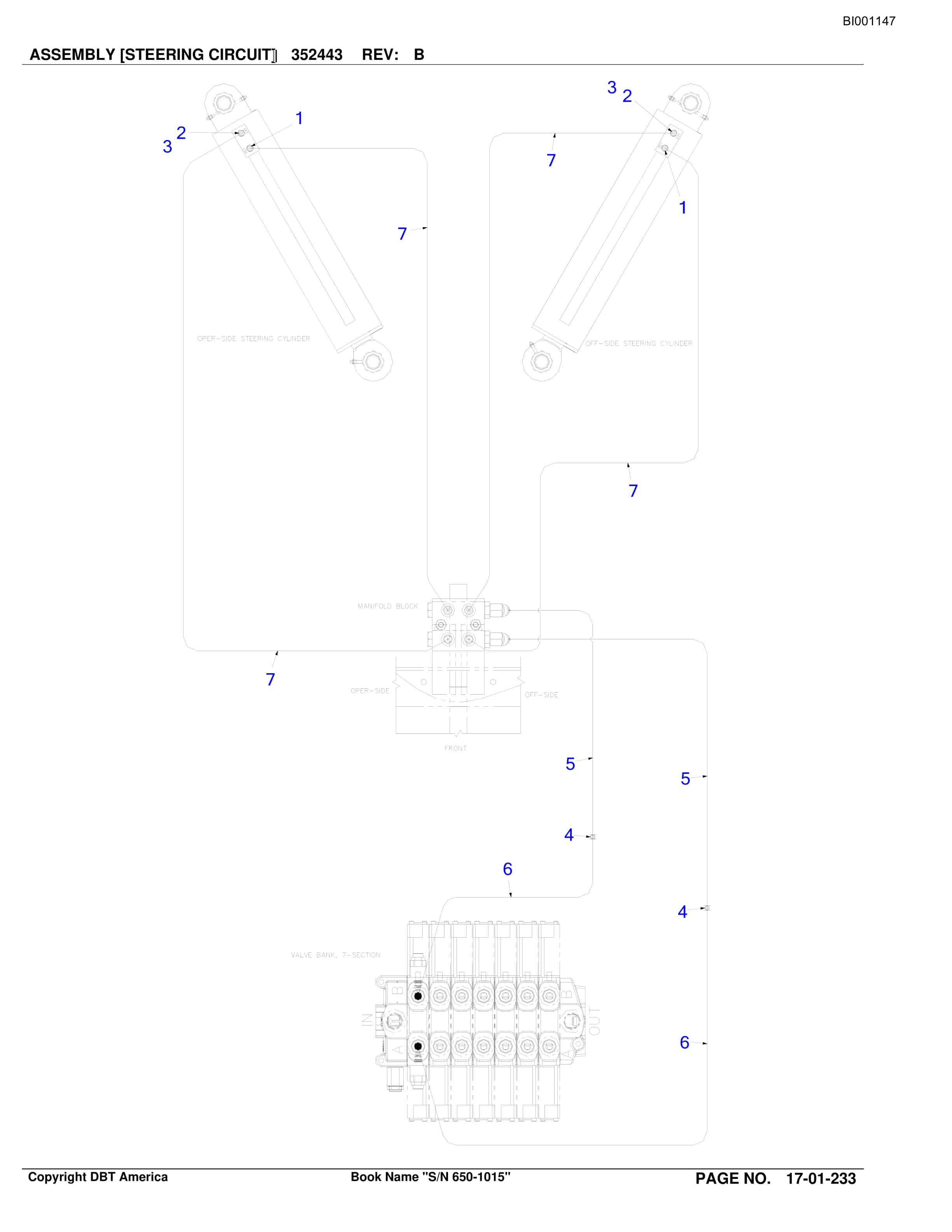 Bucyrus Versatrac Parts Catalog BI001147-5