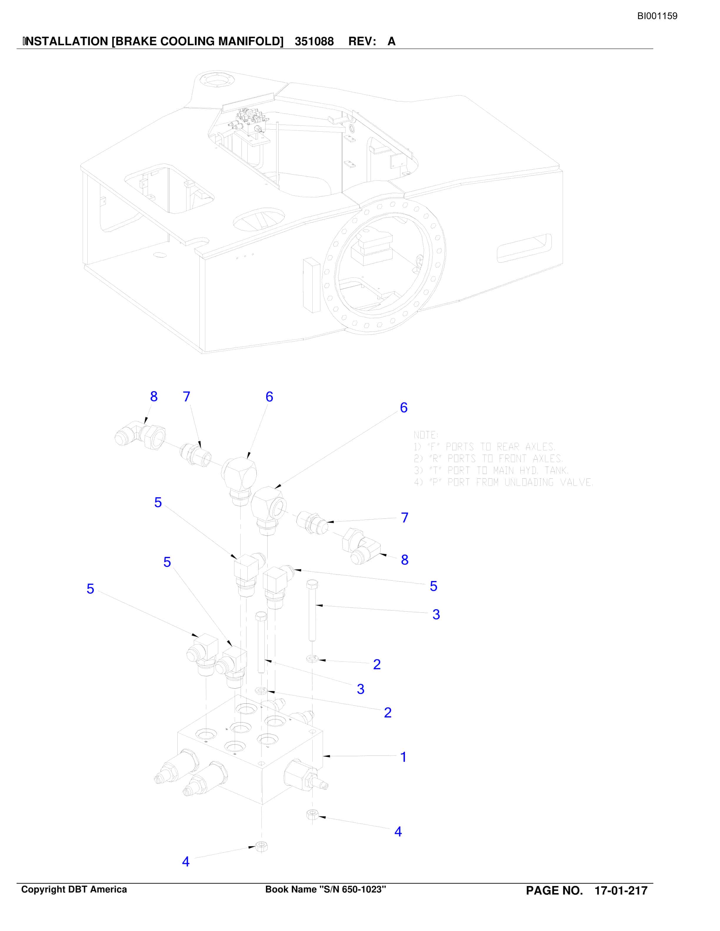 Bucyrus Versatrac Parts Catalog BI001159-3