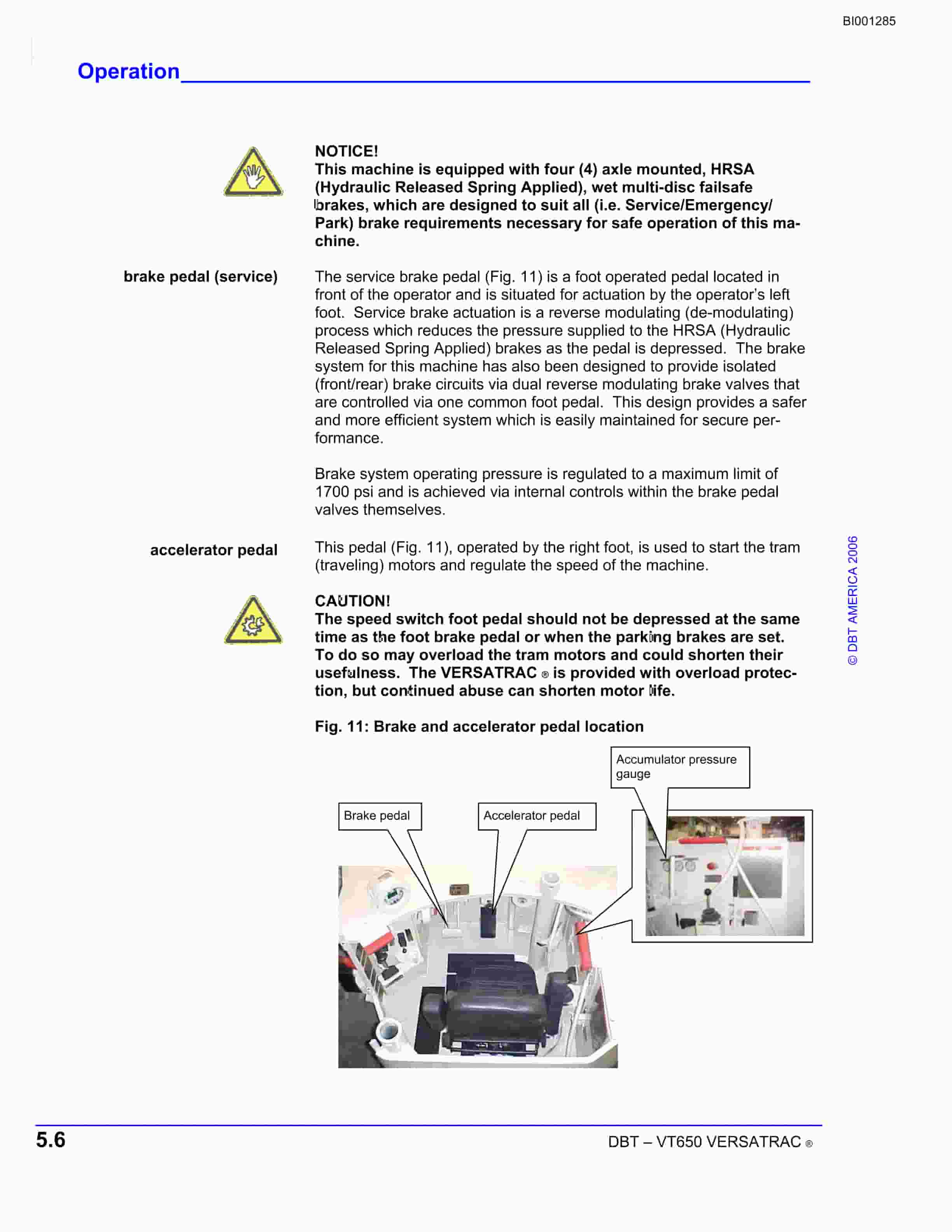 Bucyrus Versatrac Parts Catalog BI001285-3