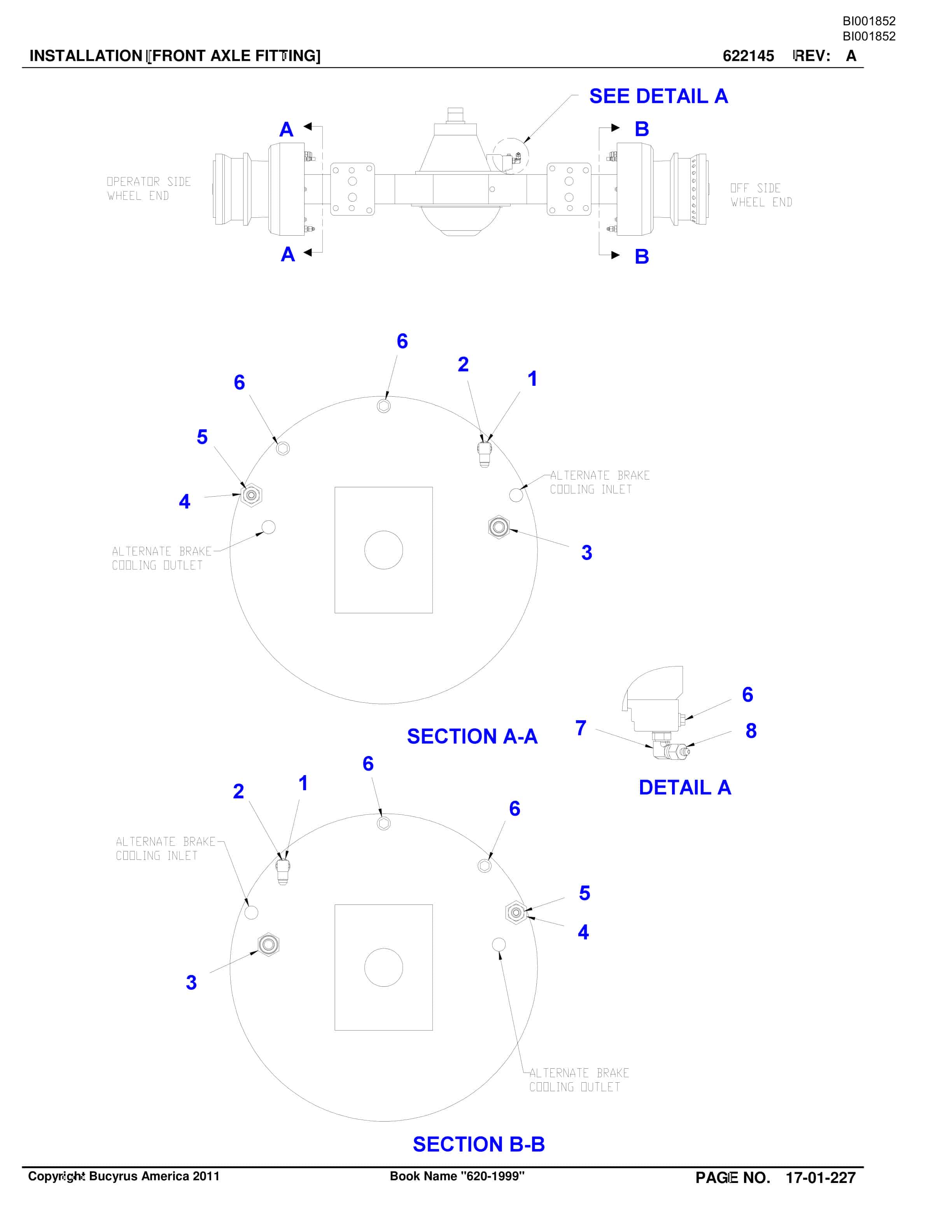 Bucyrus Versatrac Parts Catalog BI001852-5