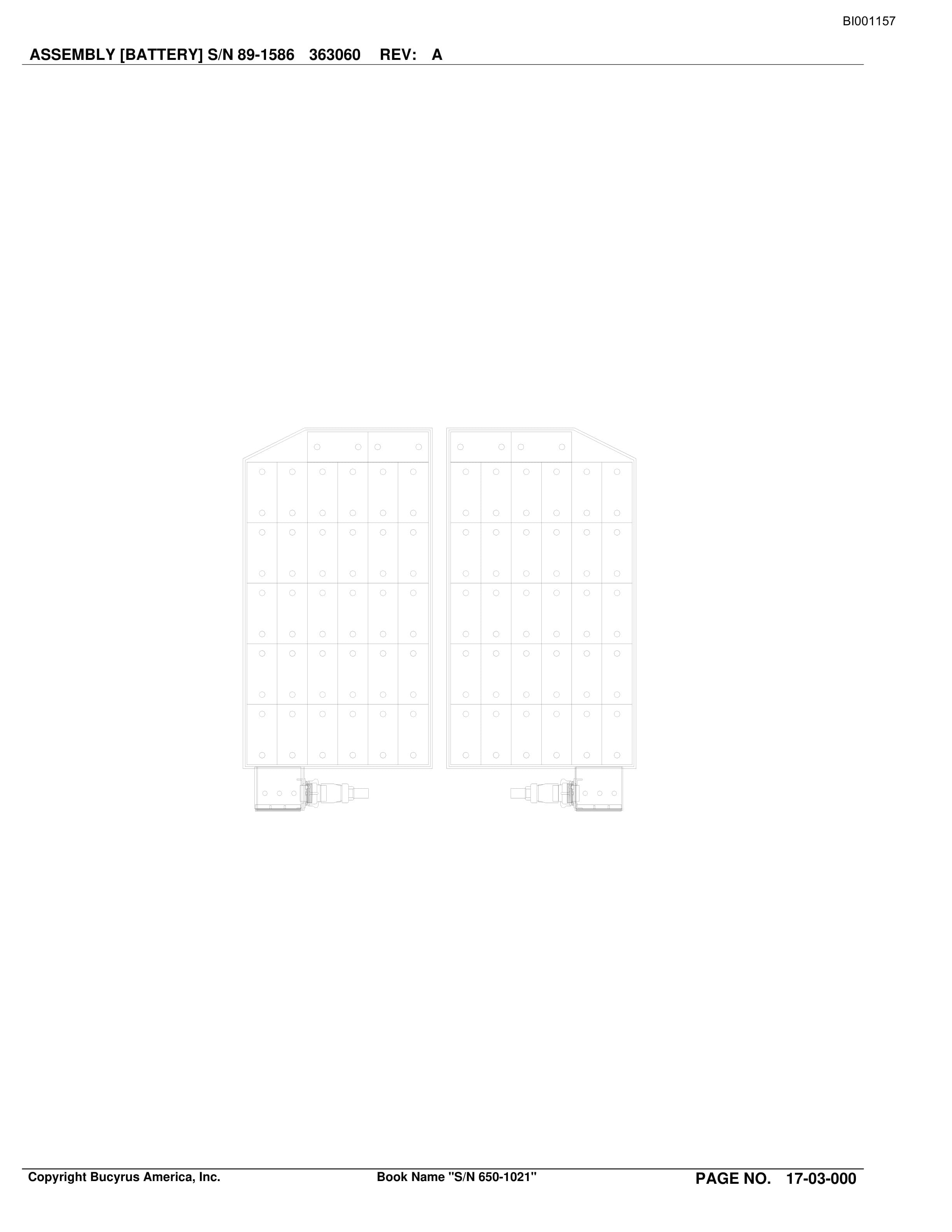 Bucyrus Versatrac Spare Parts List BI001157-2