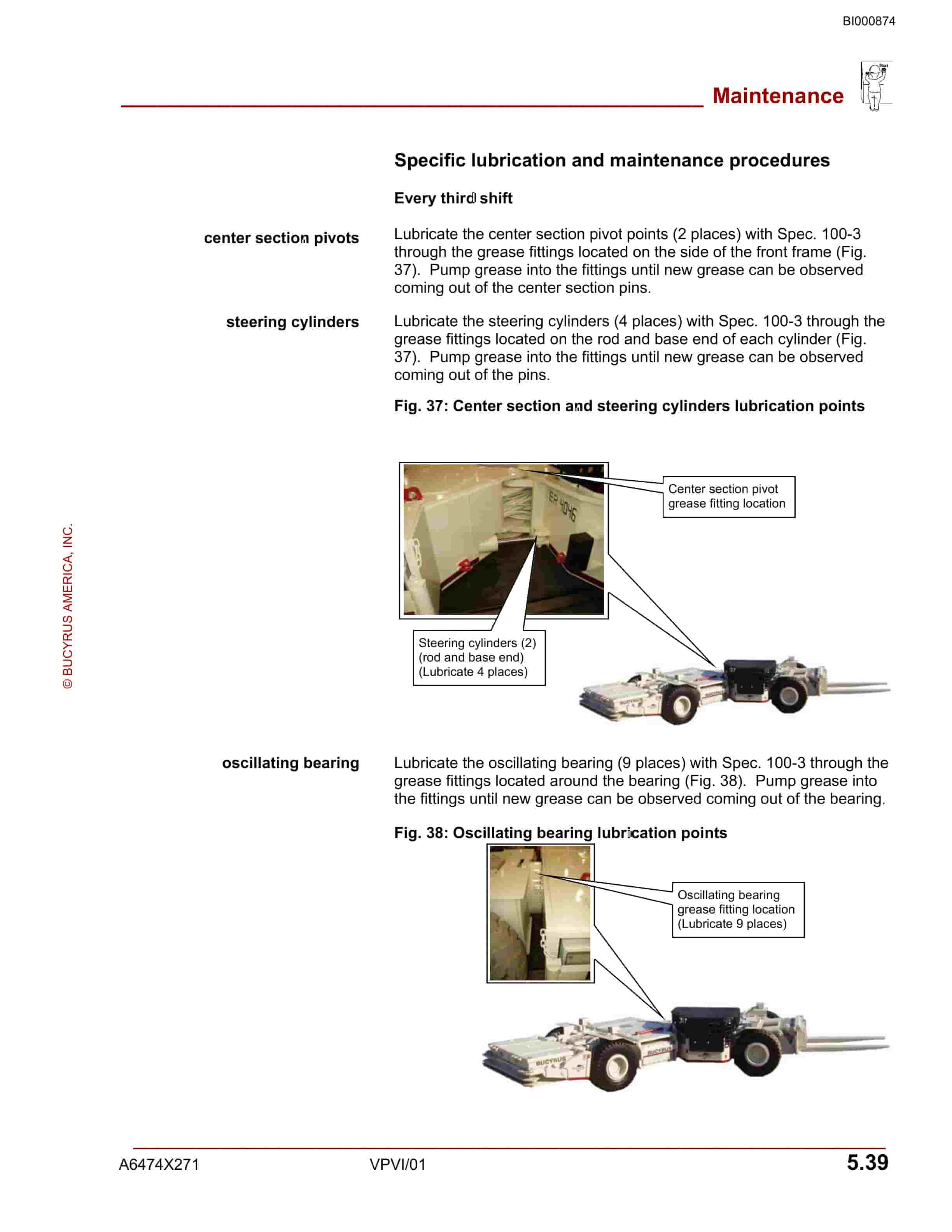 Bucyrus VT620 Versatrac Operation Manual BI000874-2