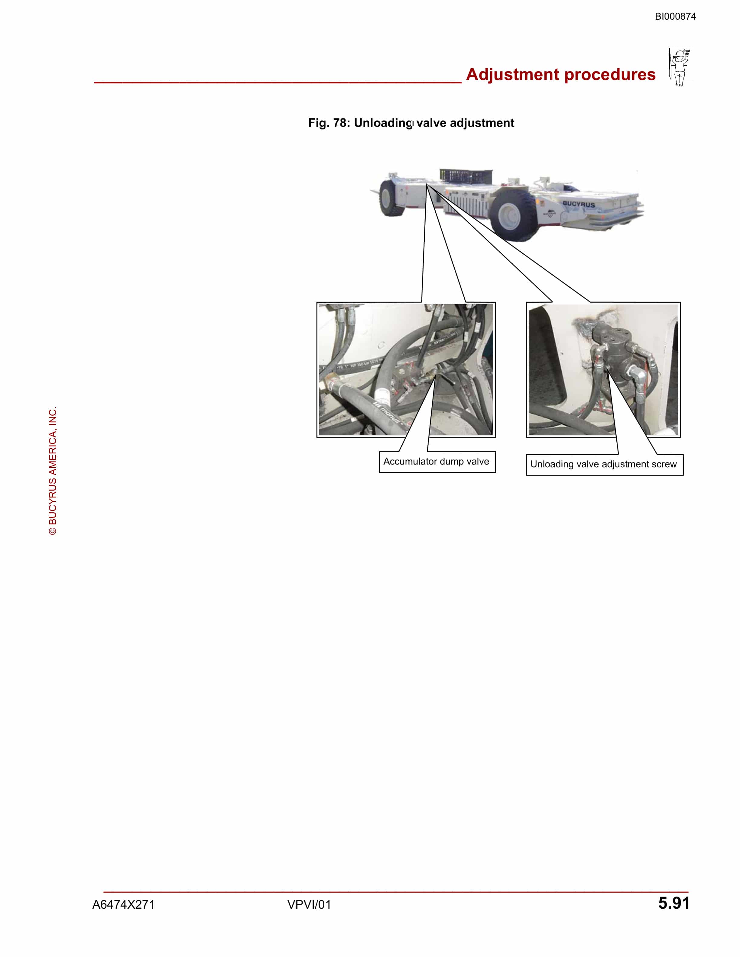 Bucyrus VT620 Versatrac Operation Manual BI000874-5